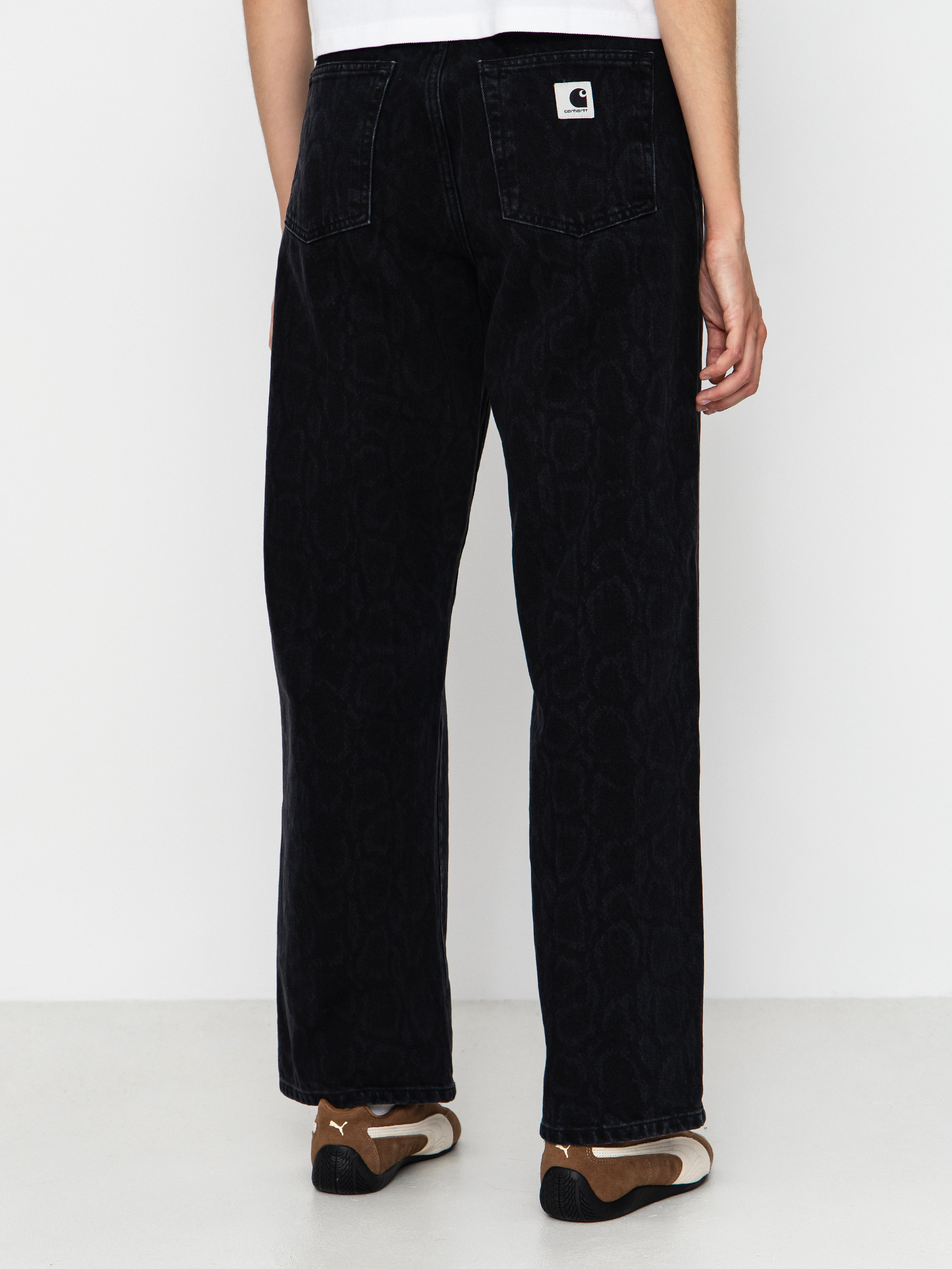 Nohavice Carhartt WIP Snake Arin Wmn (snake camo/black)