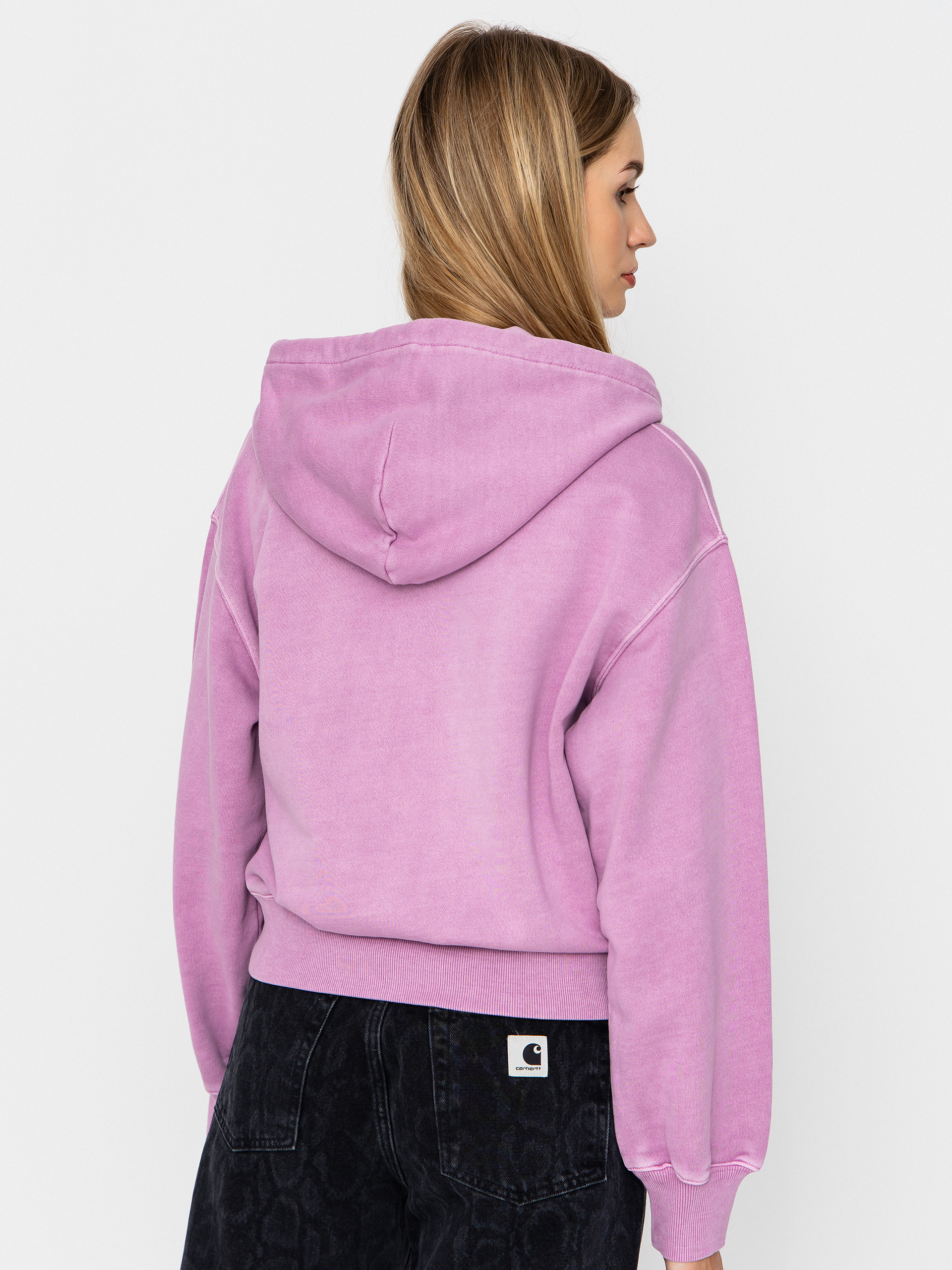 Mikina s kapucňou Carhartt WIP Nelson ZHD Wmn (gentle purple)