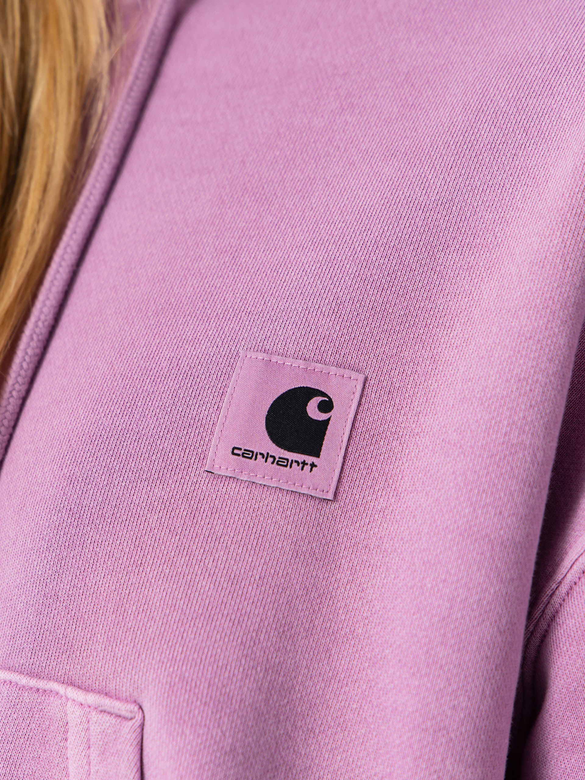 Mikina s kapucňou Carhartt WIP Nelson ZHD Wmn (gentle purple)
