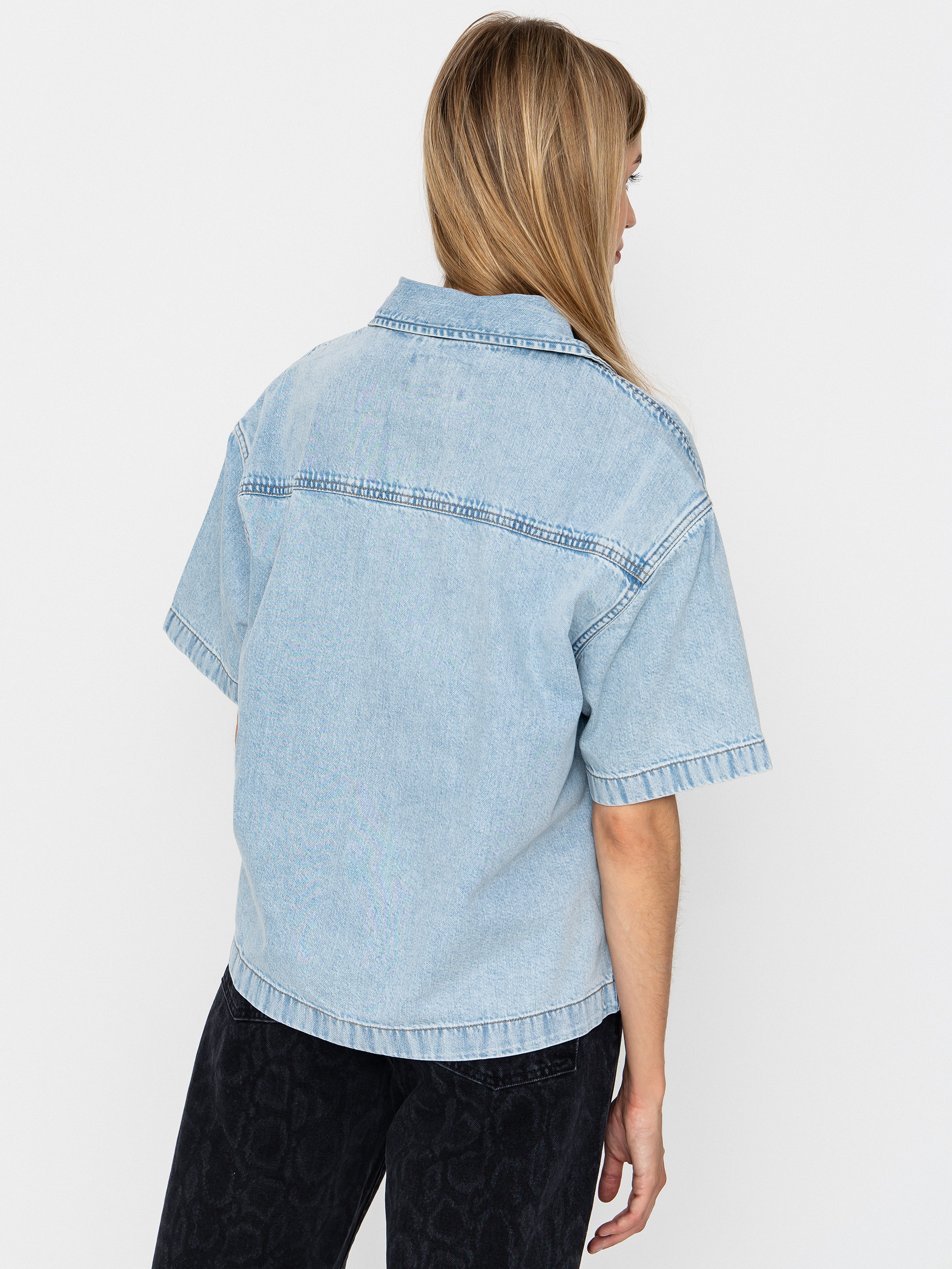Košeľa Carhartt WIP Lovilia Wmn (blue)