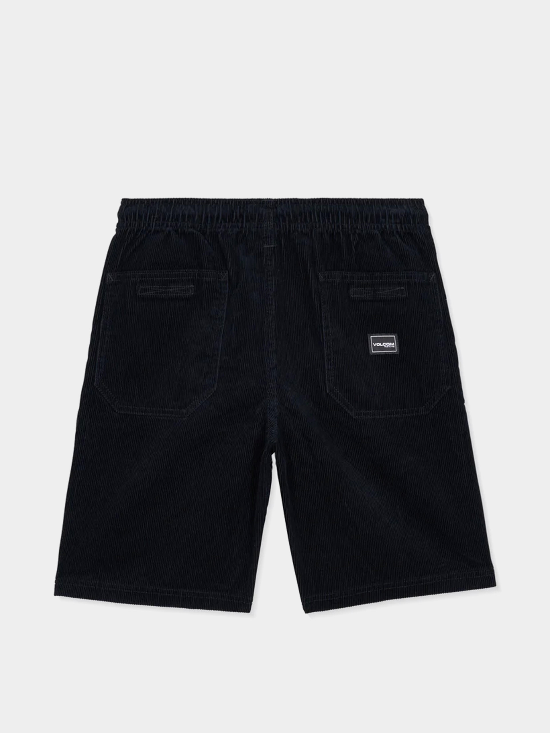 Kraťasy Volcom Outer Spaced Ew Cord JR (black)