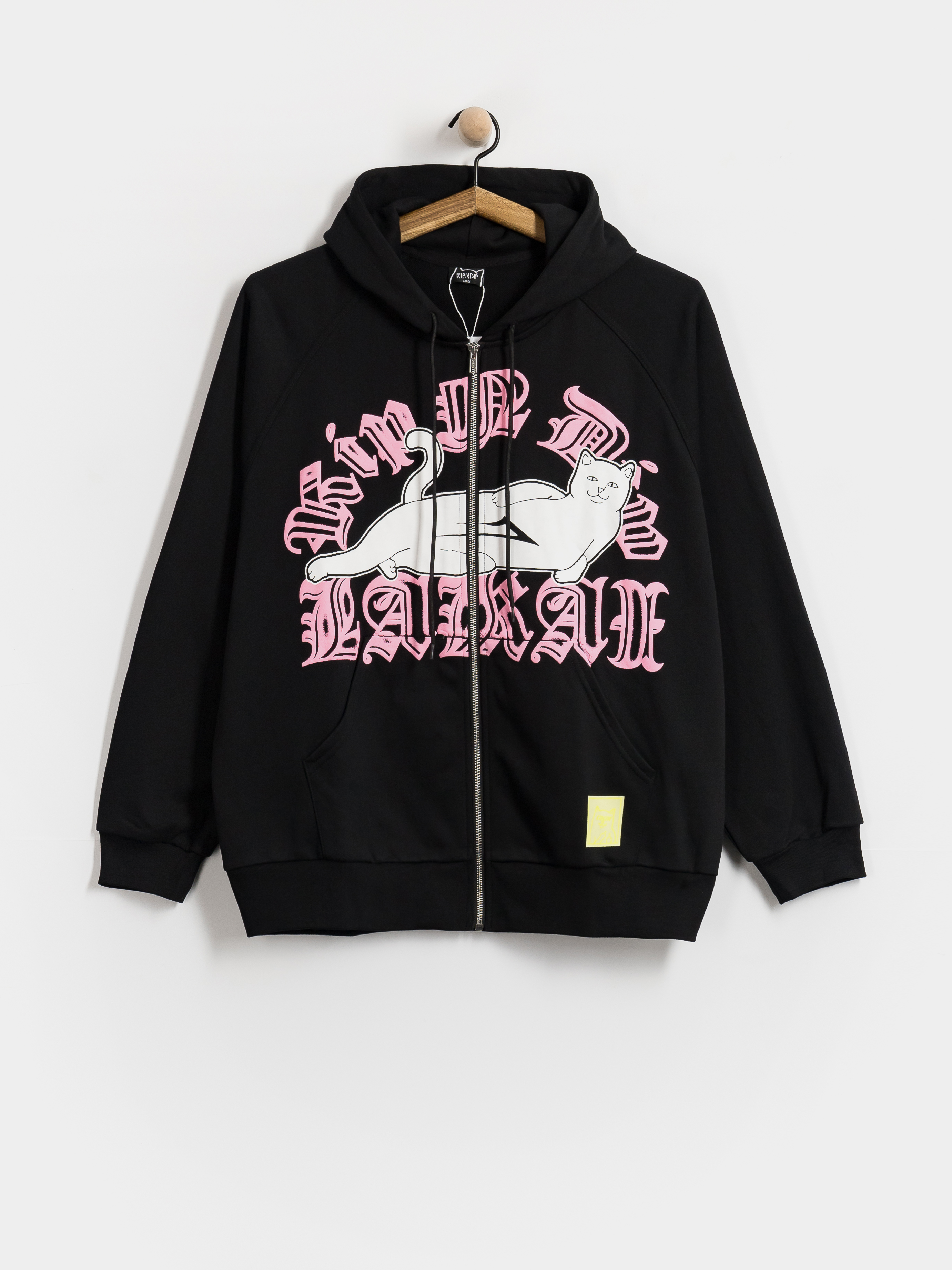 Mikina s kapucňou Lakai X Rip'N'Dip Black Flame ZHD