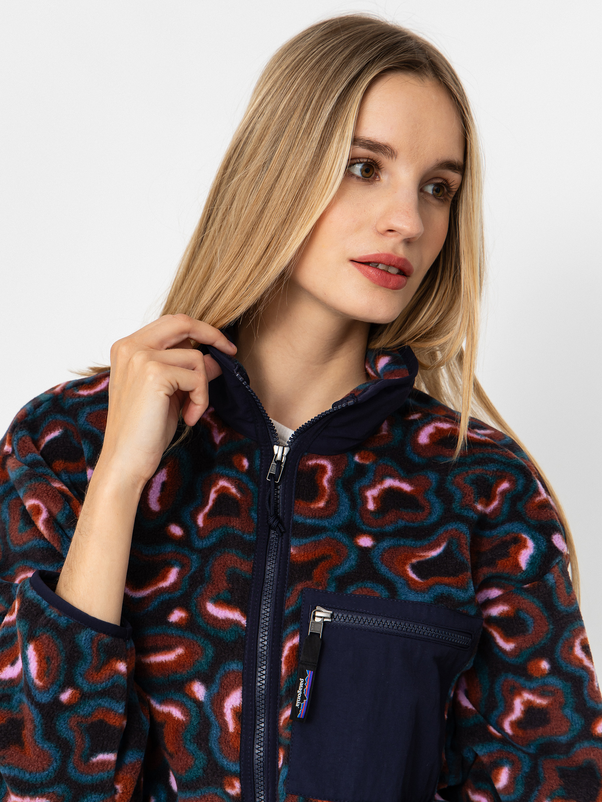 Dámsky Flísová mikina Patagonia Synch (soft spirea dried vanilla)