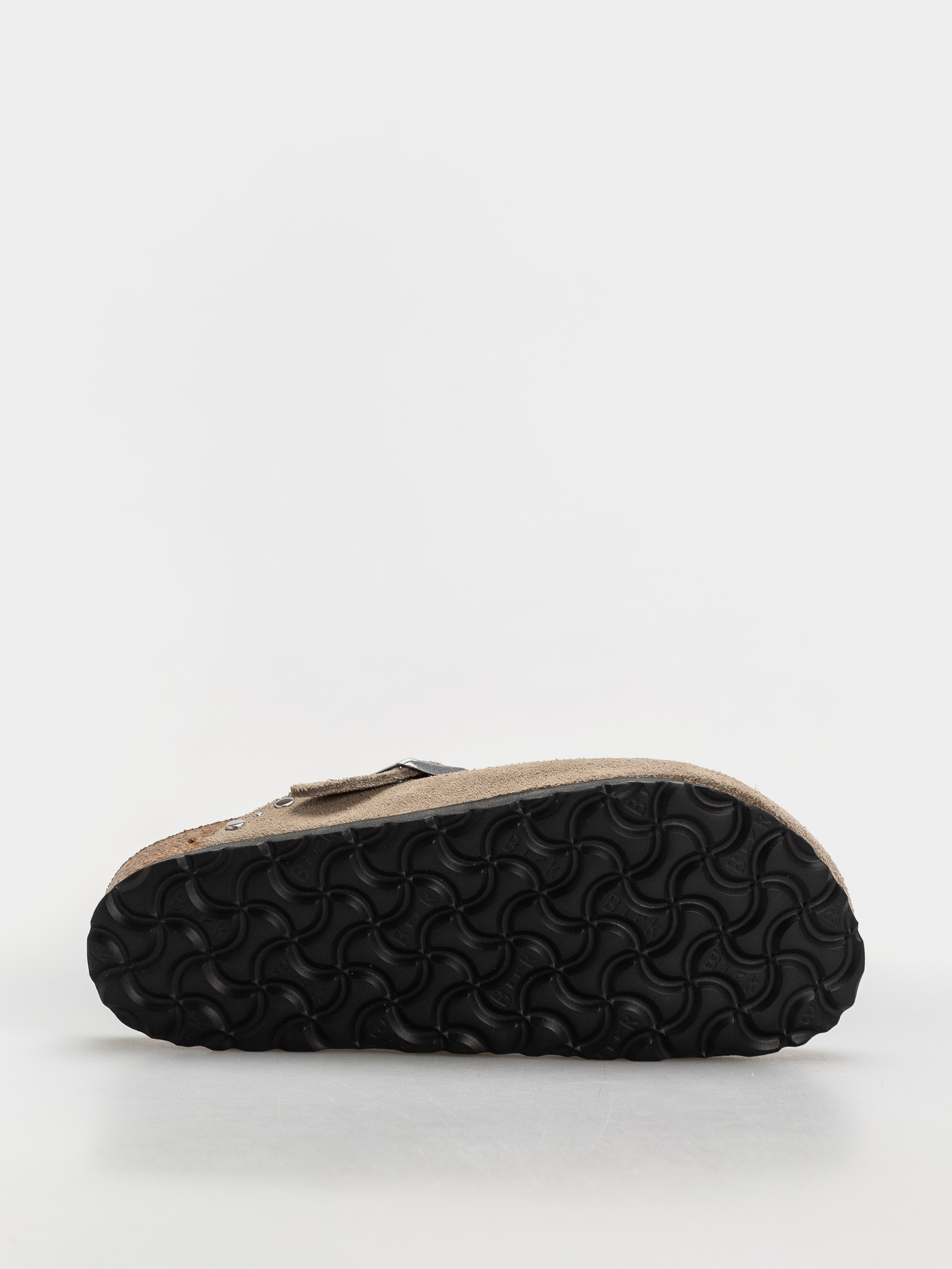 Šľapky Birkenstock Boston Rivets Suede Leather Narrow Wmn (taupe)