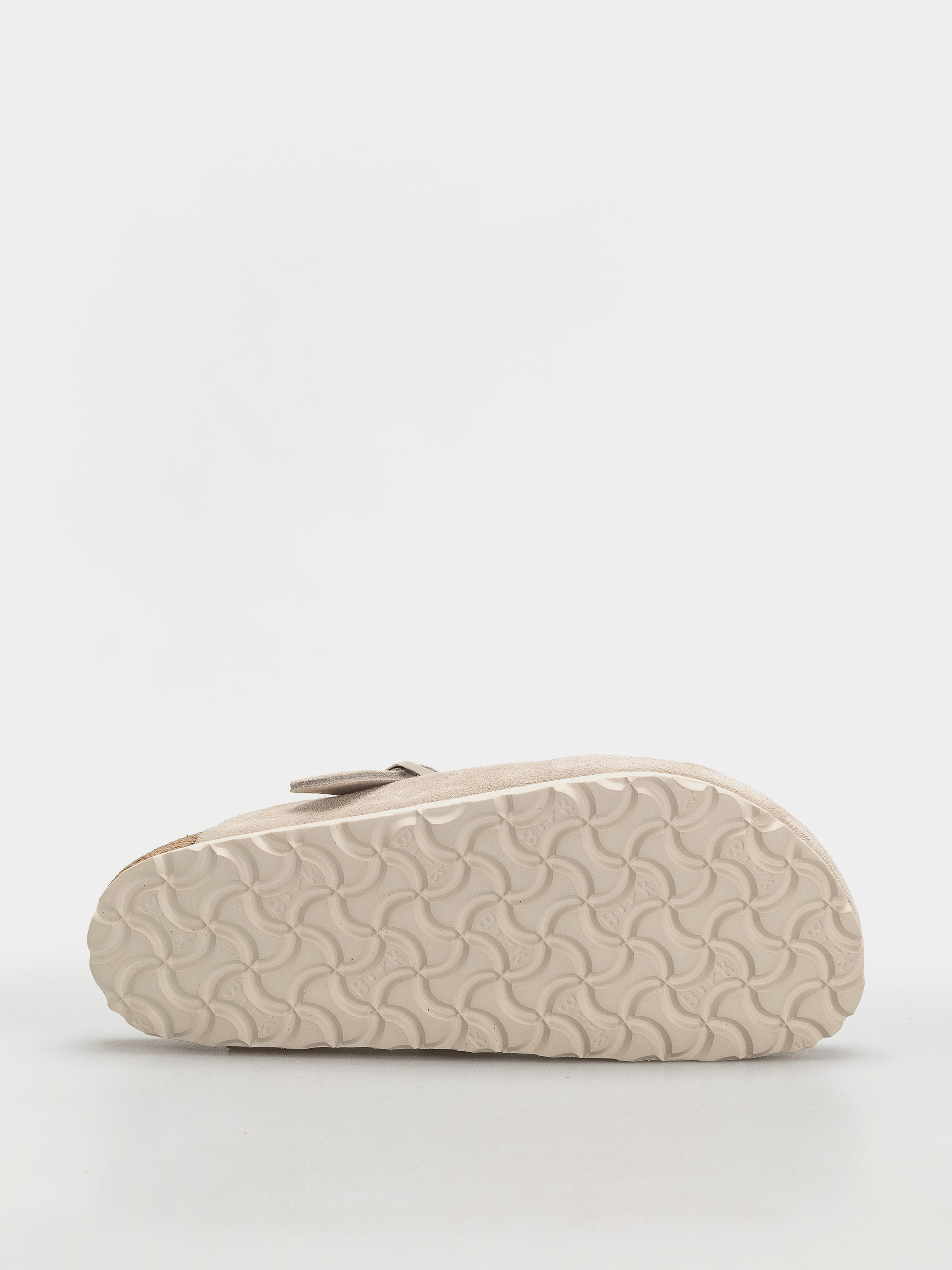 Šľapky Birkenstock Boston Suede Leather Narrow (oyster)