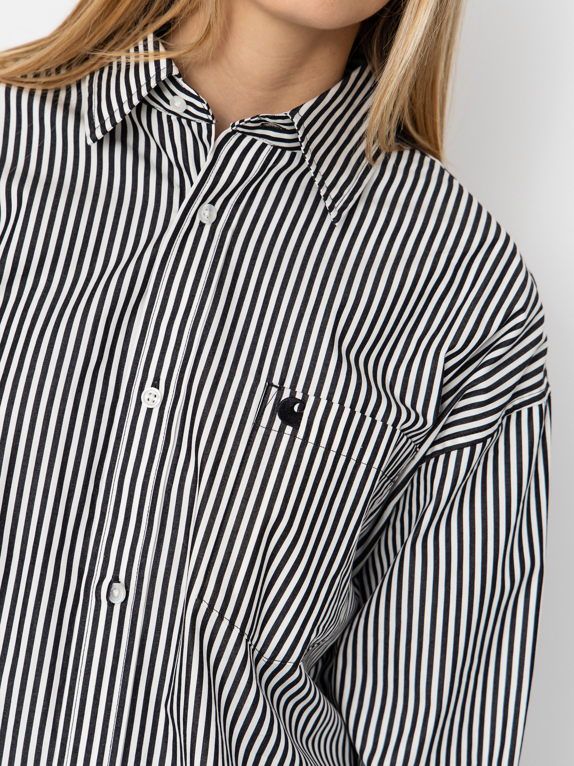 Košeľa Carhartt WIP Daldry Wmn (daldry stripe/black/wax)