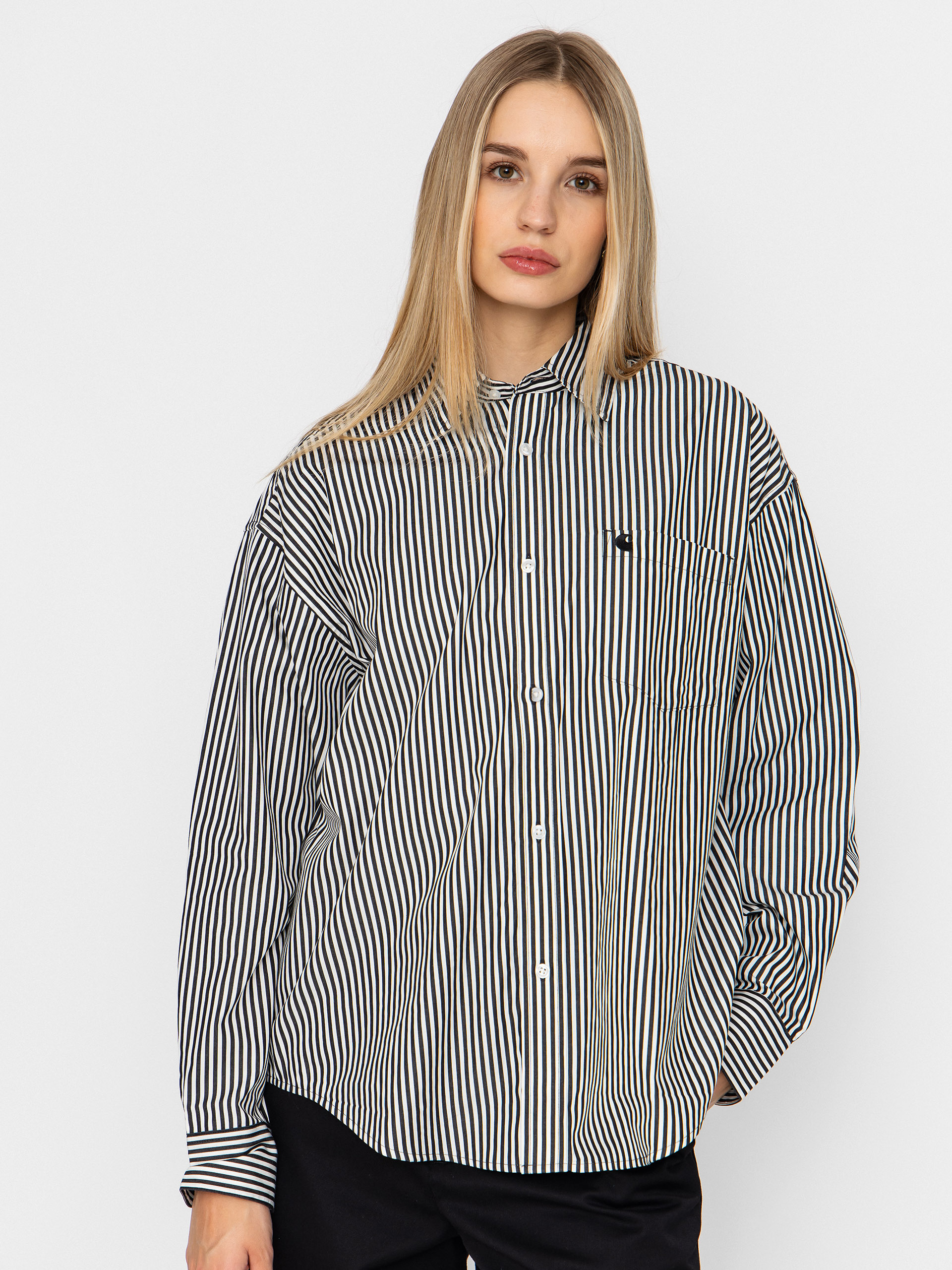 Košeľa Carhartt WIP Daldry Wmn (daldry stripe/black/wax)