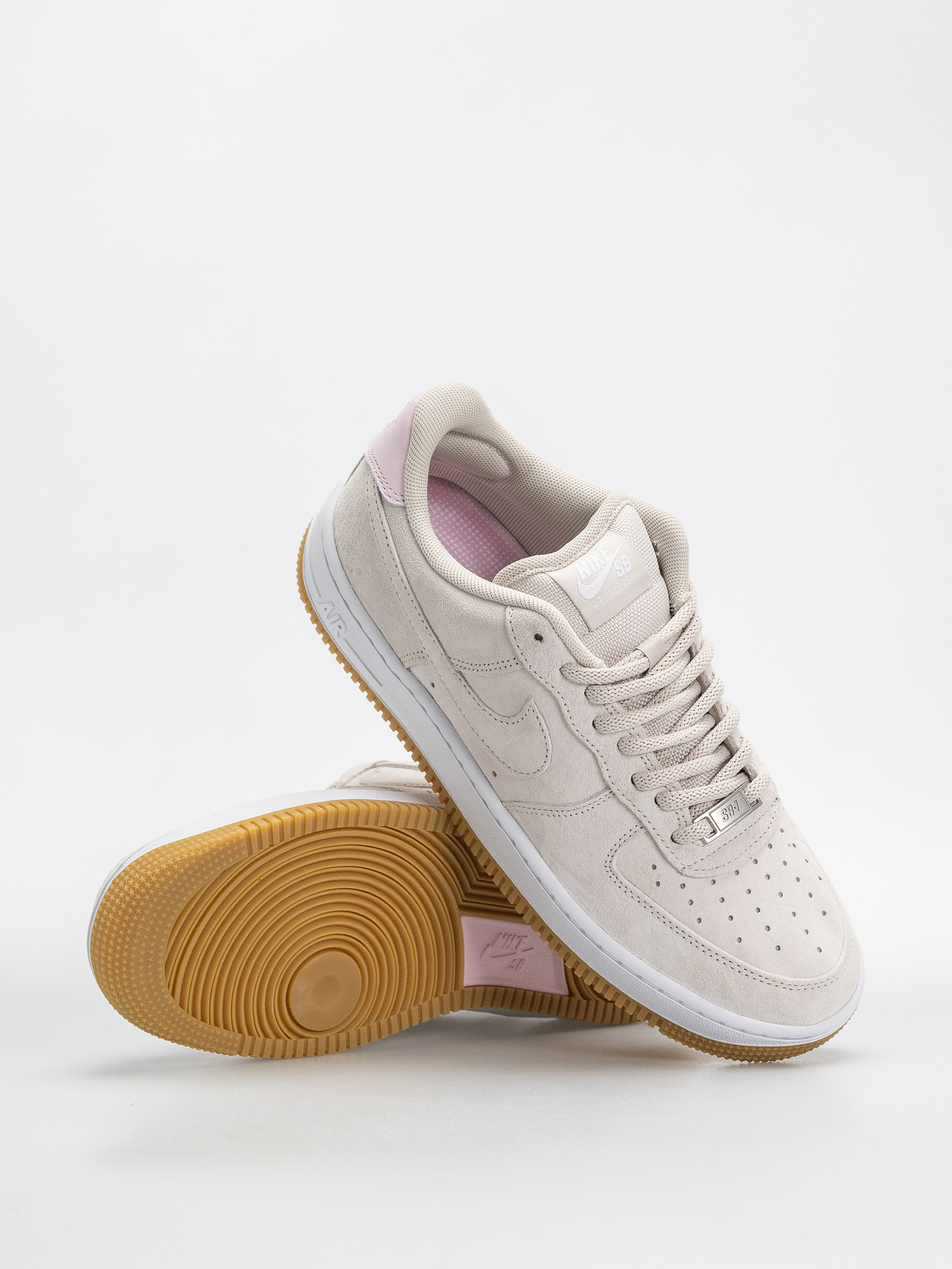 Topánky Nike SB Air Force 1 (lt orewood brn/lt orewood brn/white)