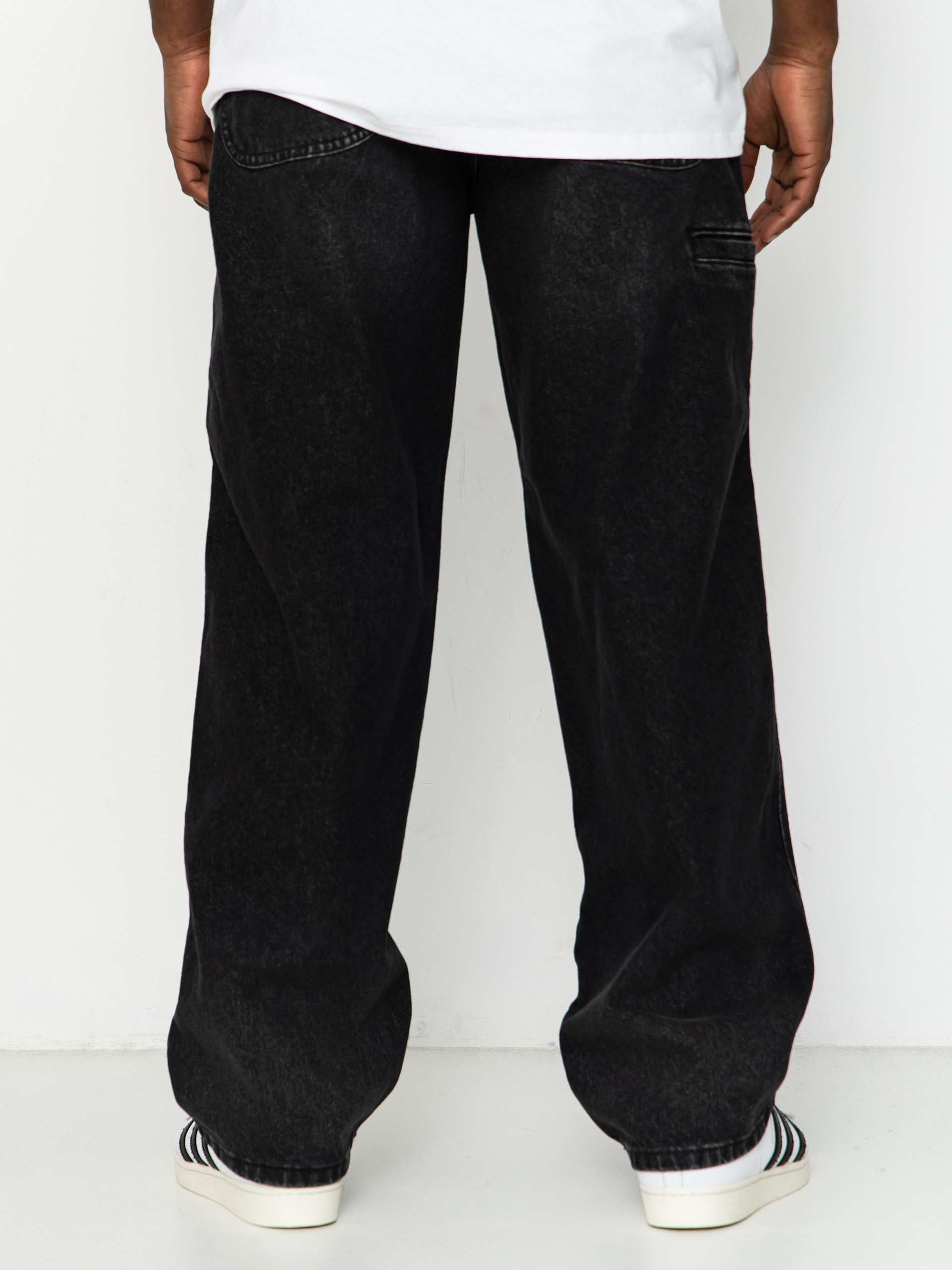 Nohavice Dickies 958 Baggy Tapered Work (black wash faded)