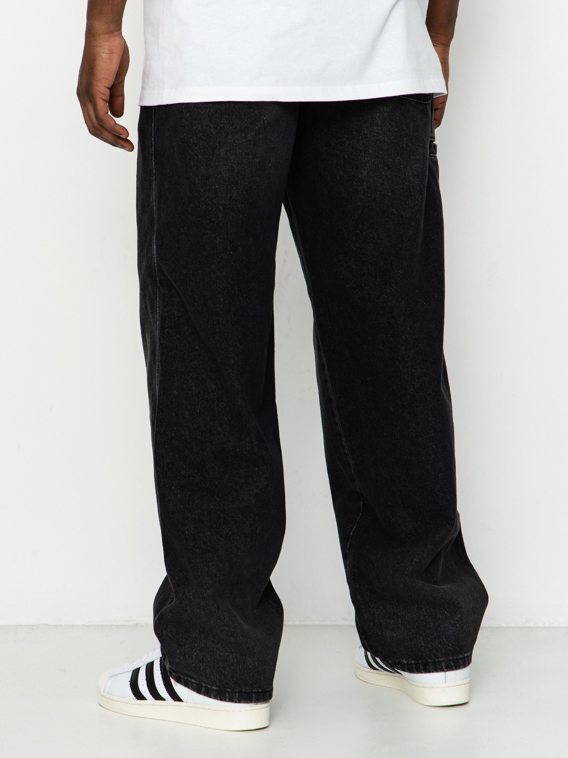 Nohavice Dickies 958 Baggy Tapered Work (black wash faded)