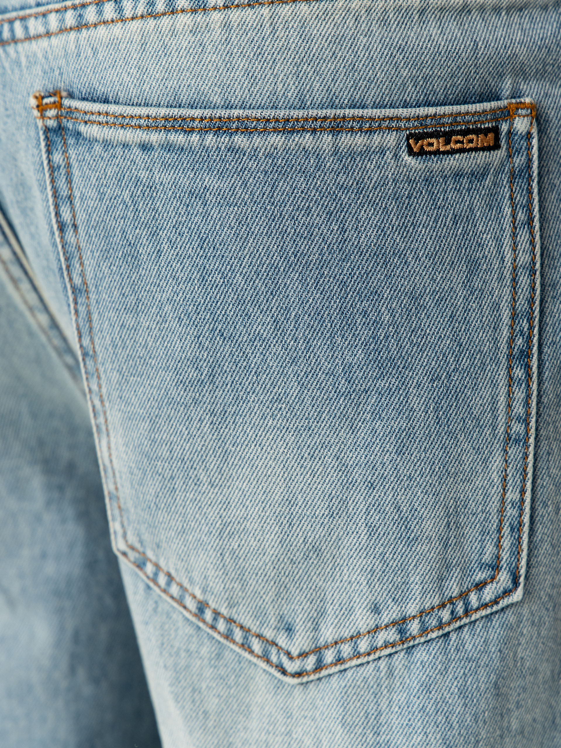 Nohavice Volcom Beeggys Wmn (dusty blue wash)