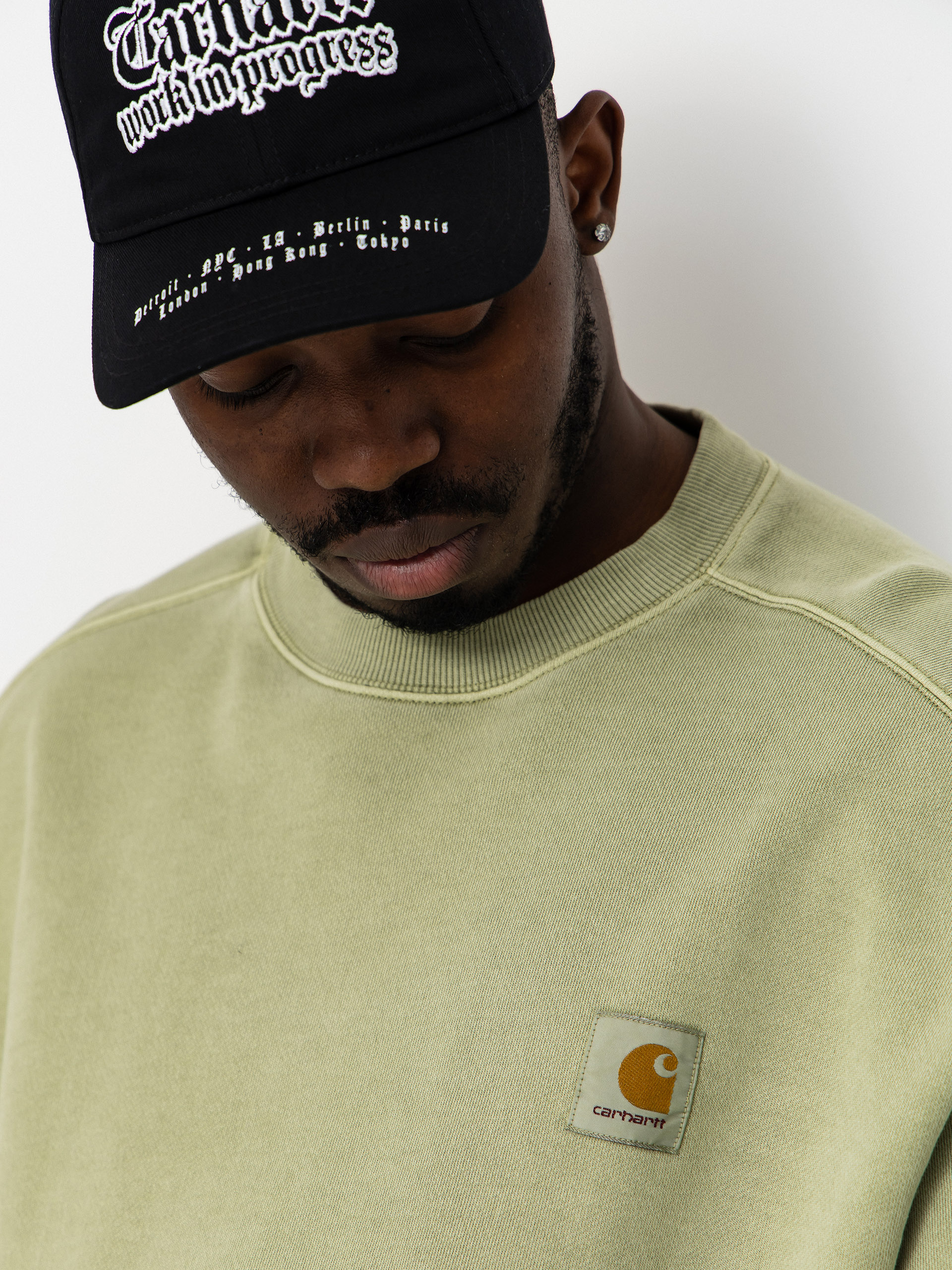 Mikina Carhartt WIP Nelson (gentle green)