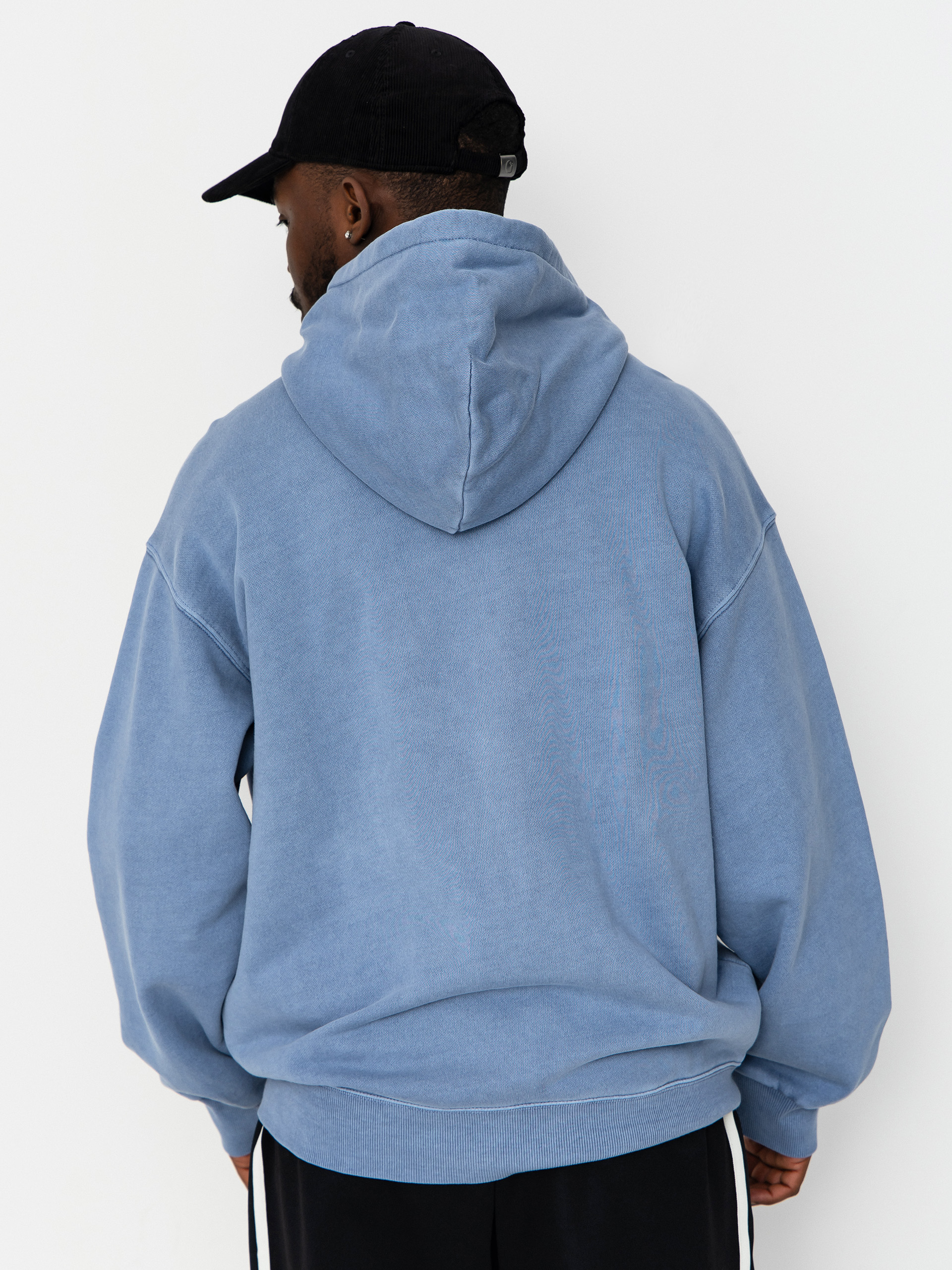 Mikina s kapucňou Carhartt WIP Nelson ZHD (gentle blue)