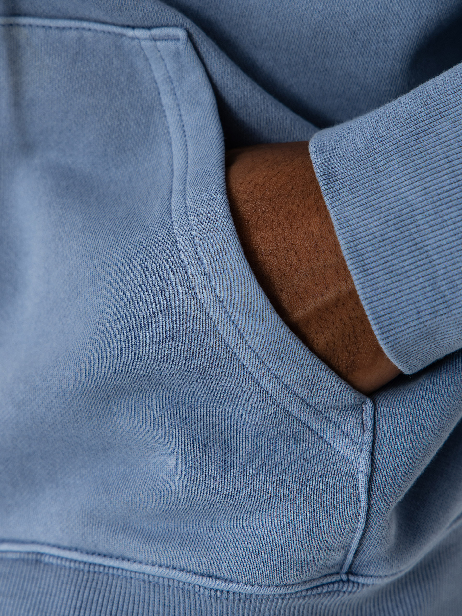 Mikina s kapucňou Carhartt WIP Nelson ZHD (gentle blue)