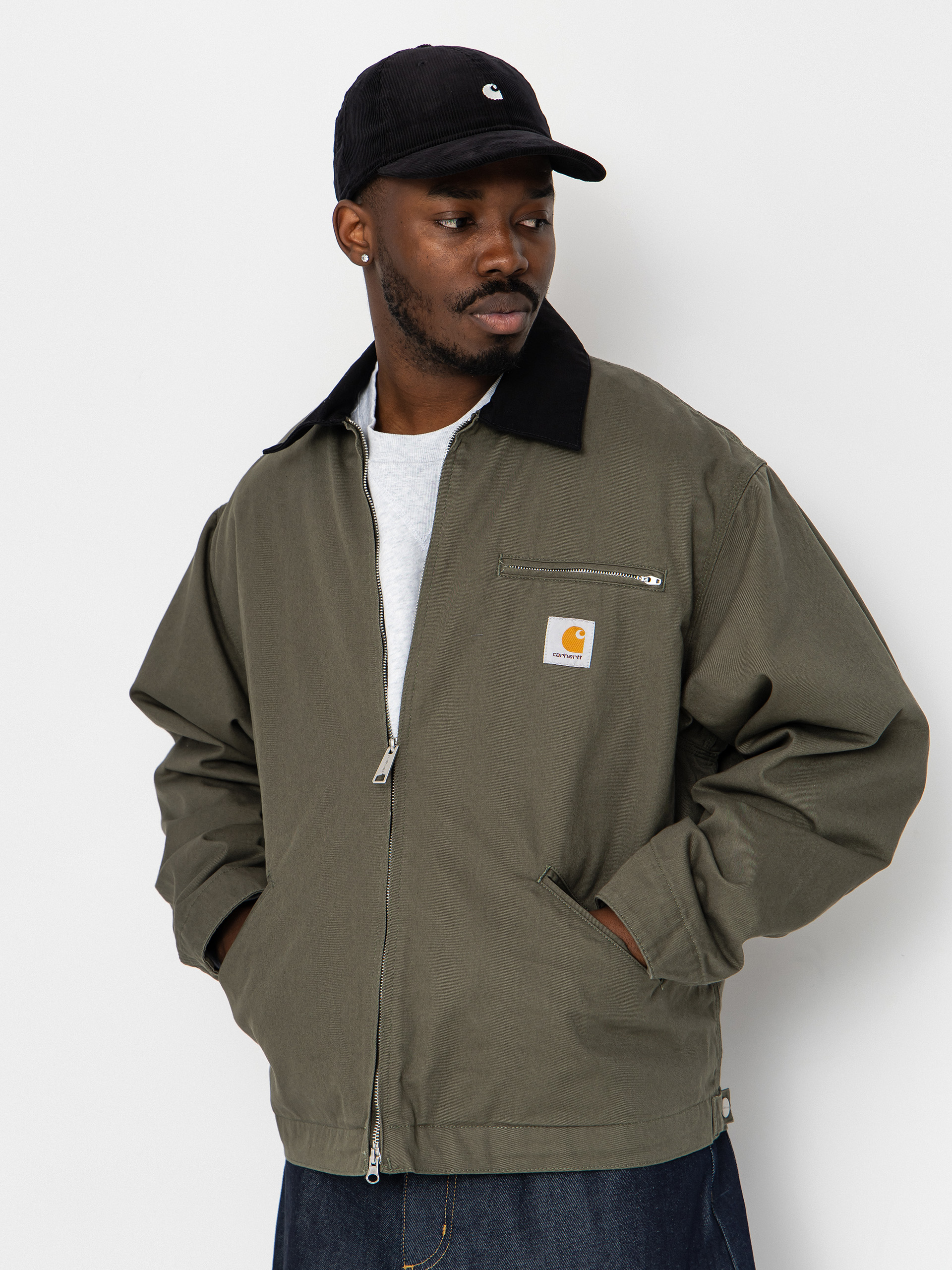 Bunda Carhartt WIP OG Detroit (leaf/black)