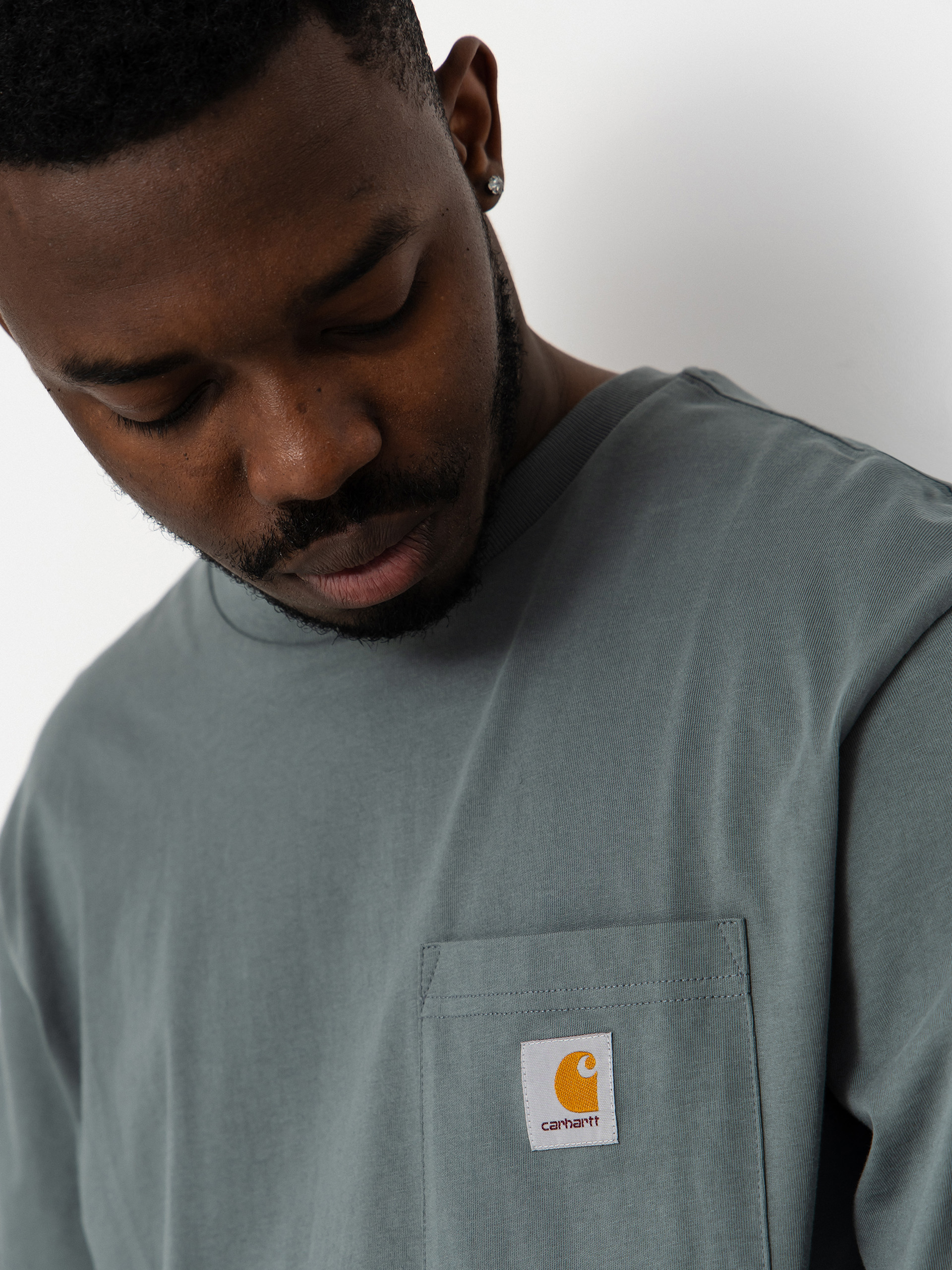 Triko Carhartt WIP Pocket (velvet green)