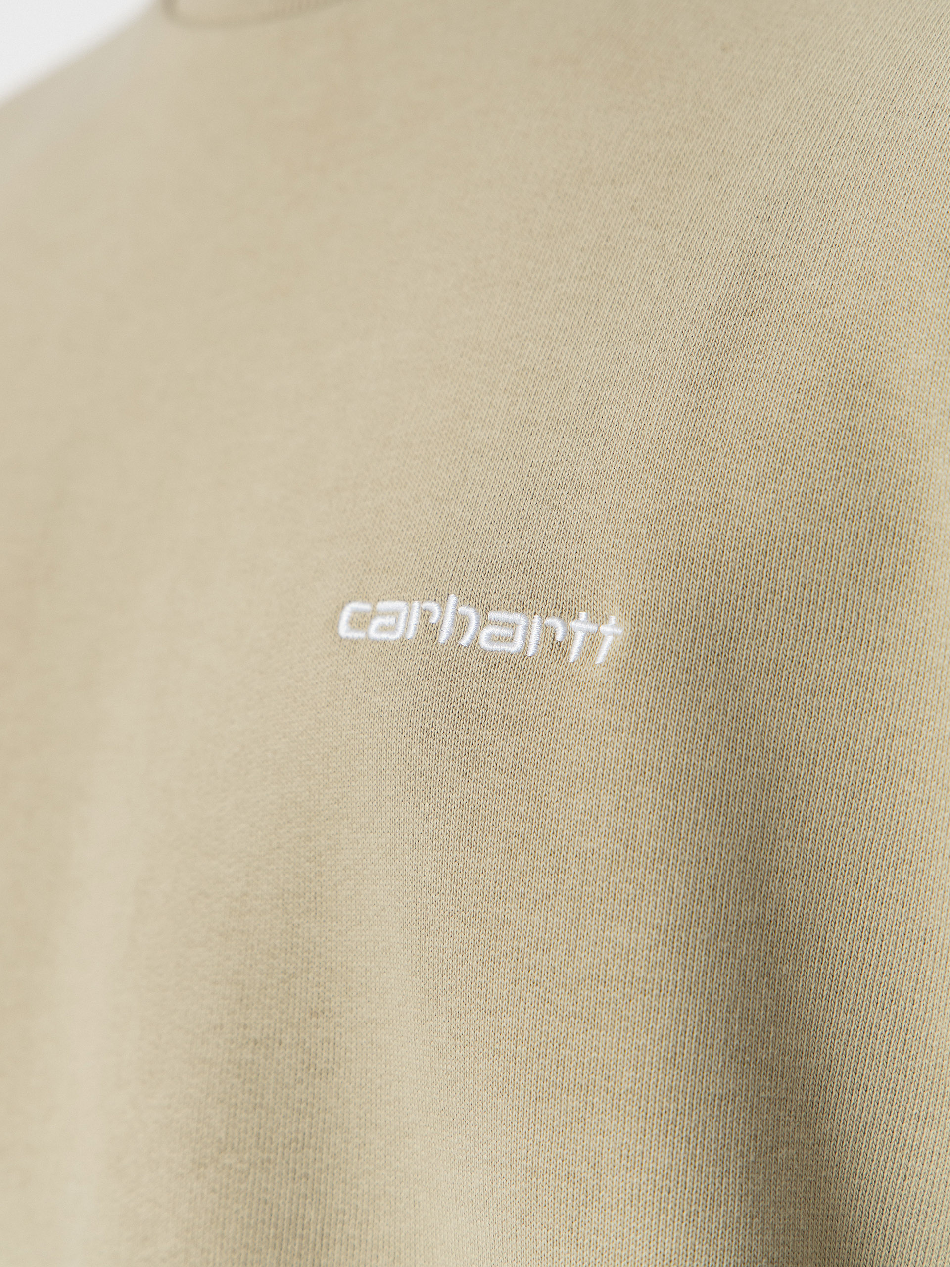 Mikina Carhartt WIP Script Embroidery (barchan/white)