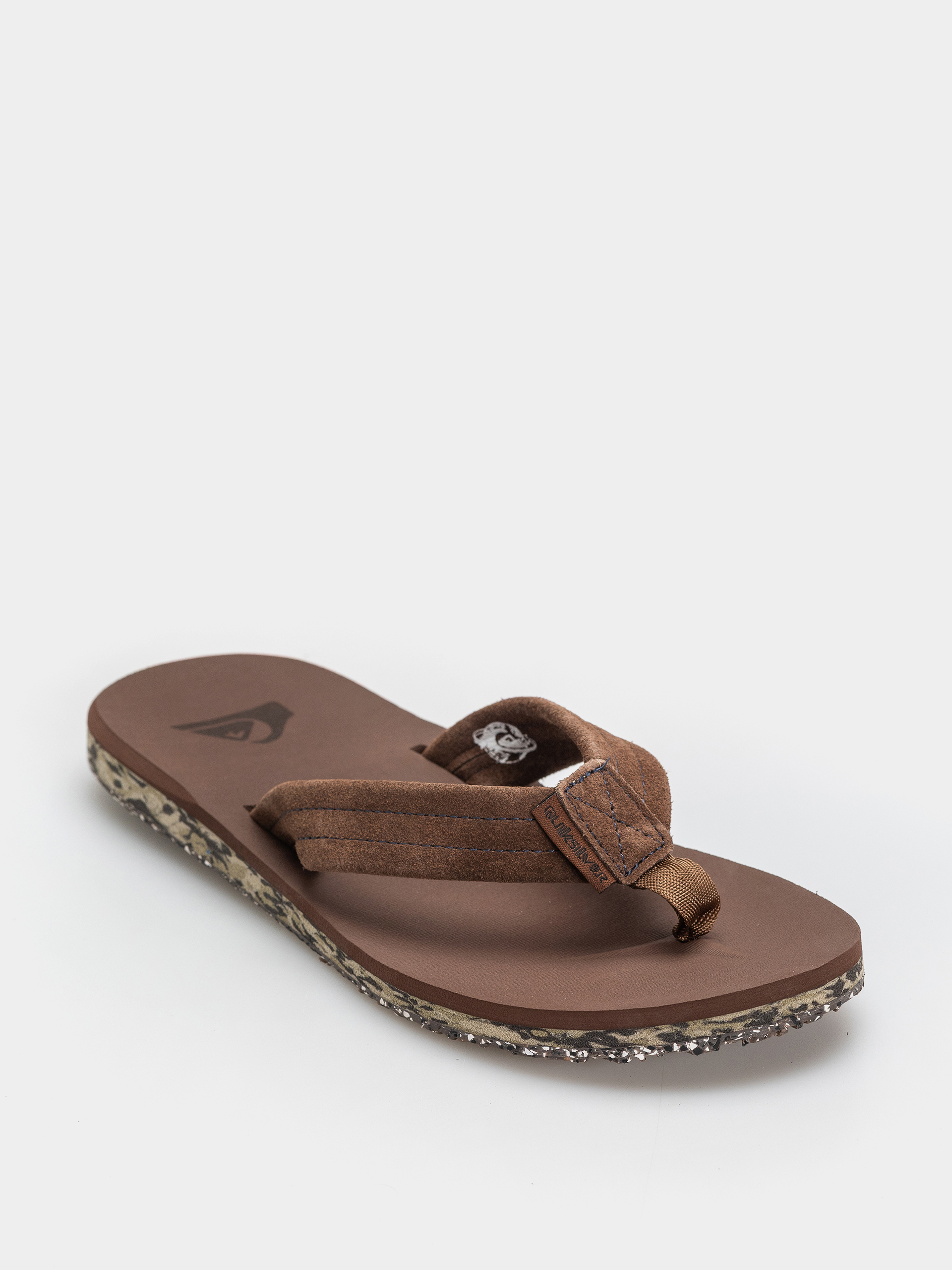 Plážovky Quiksilver Carver Suede Recycled (brown)