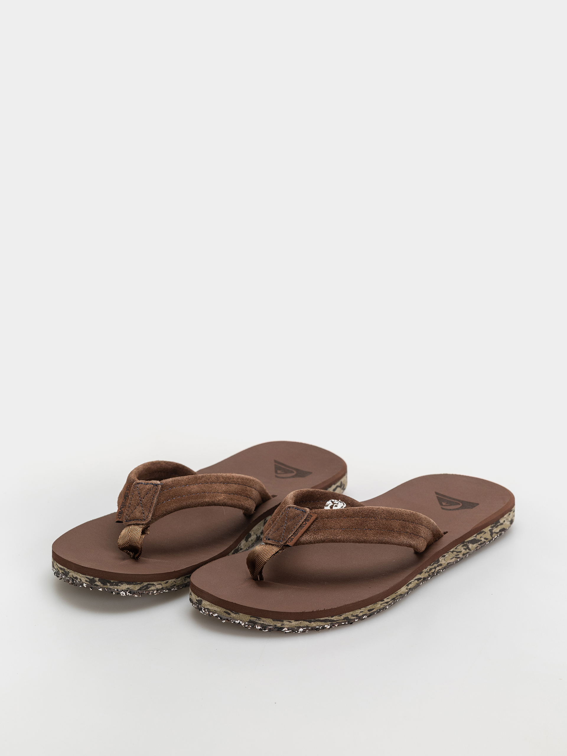 Plážovky Quiksilver Carver Suede Recycled (brown)