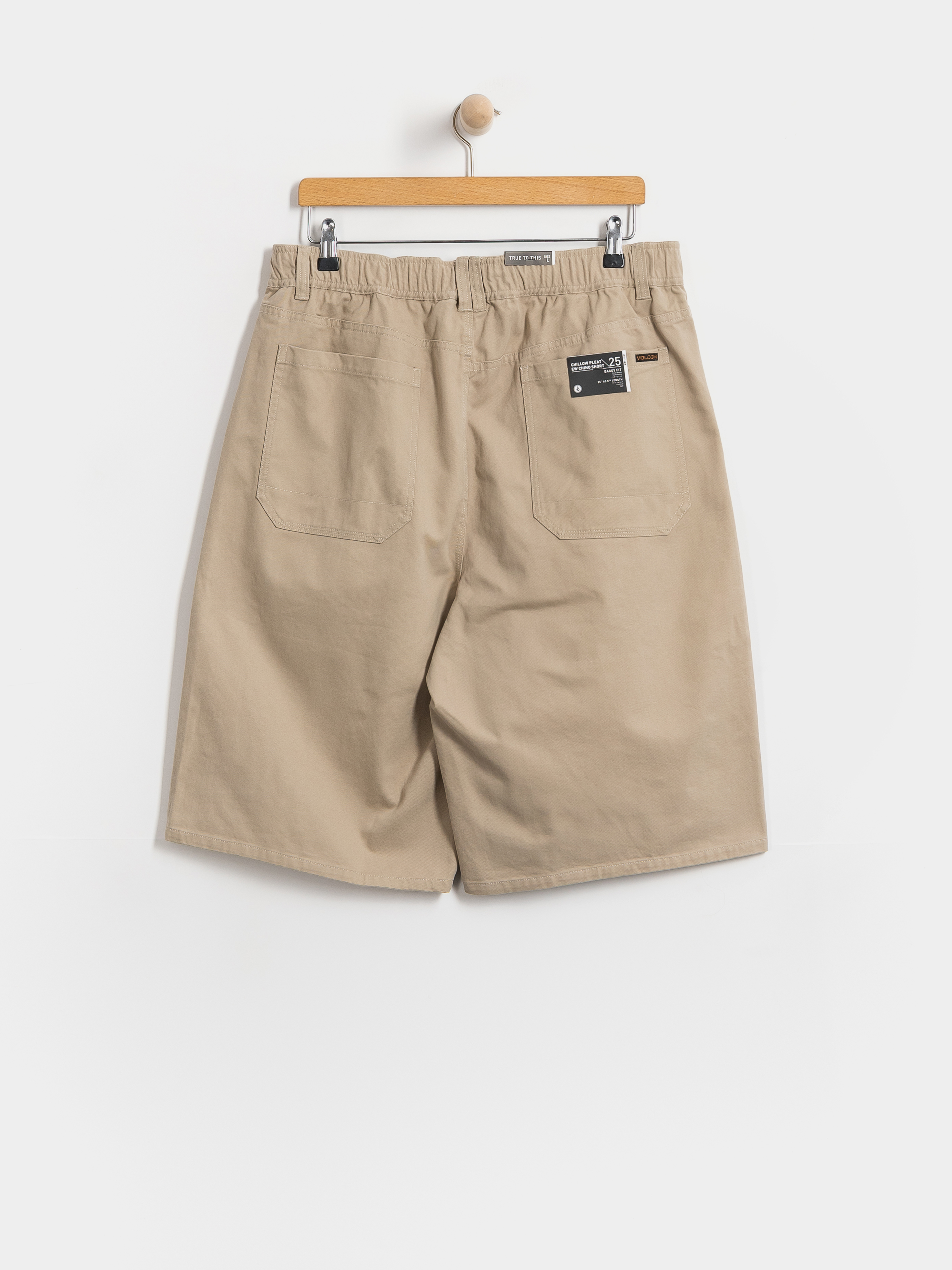 Kraťasy Volcom Chillow Pleat Ew Chino Sht 24 (light khaki)