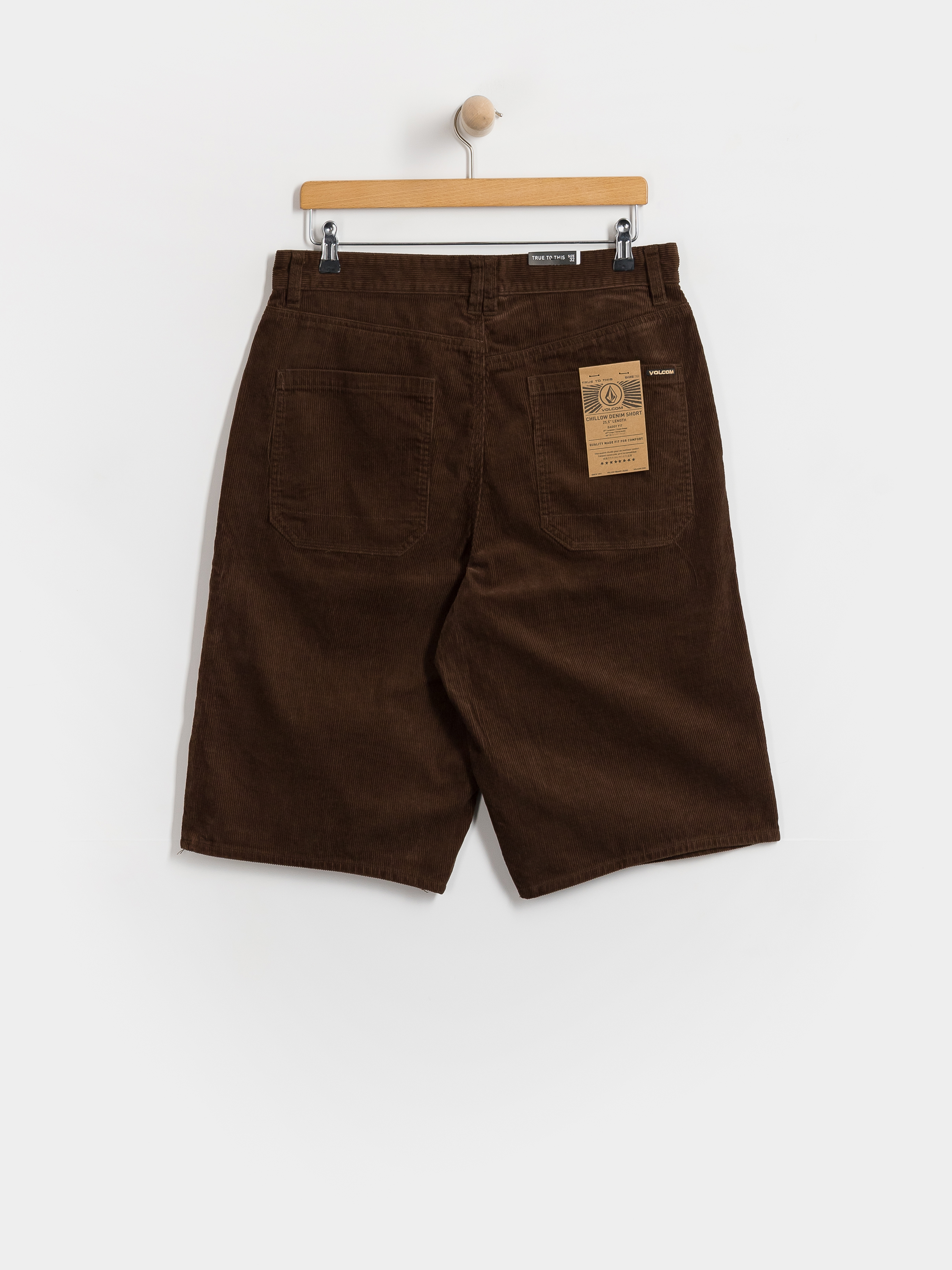 Kraťasy Volcom Chillow 24 (brown stone)