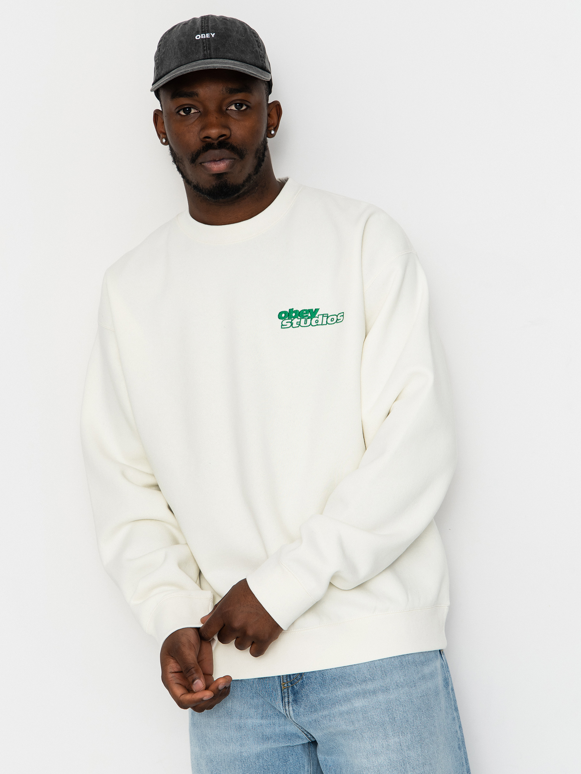 Mikina OBEY Tonic (off white)