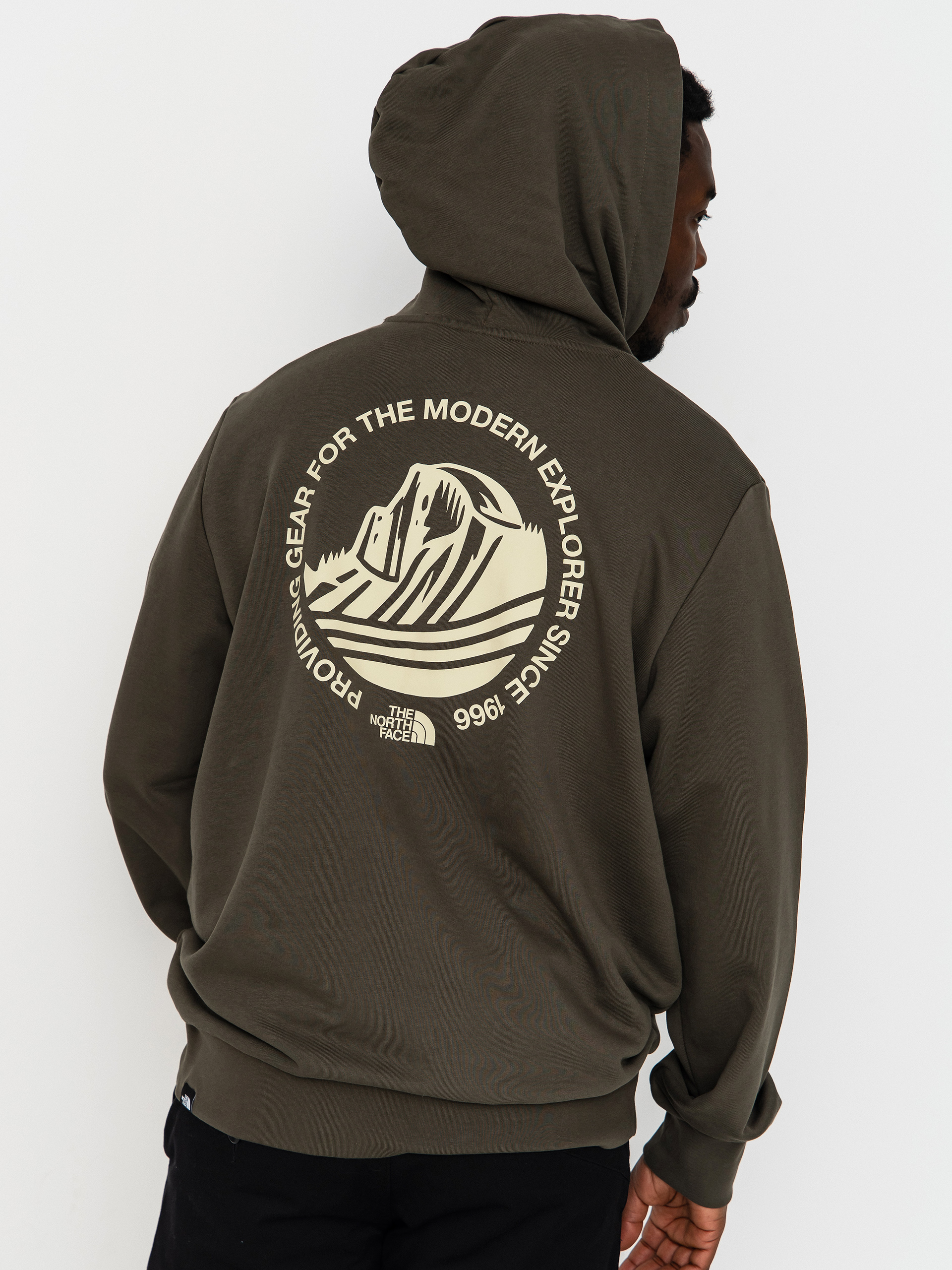 Mikina s kapucňou The North Face Monte HD (new taupe green)