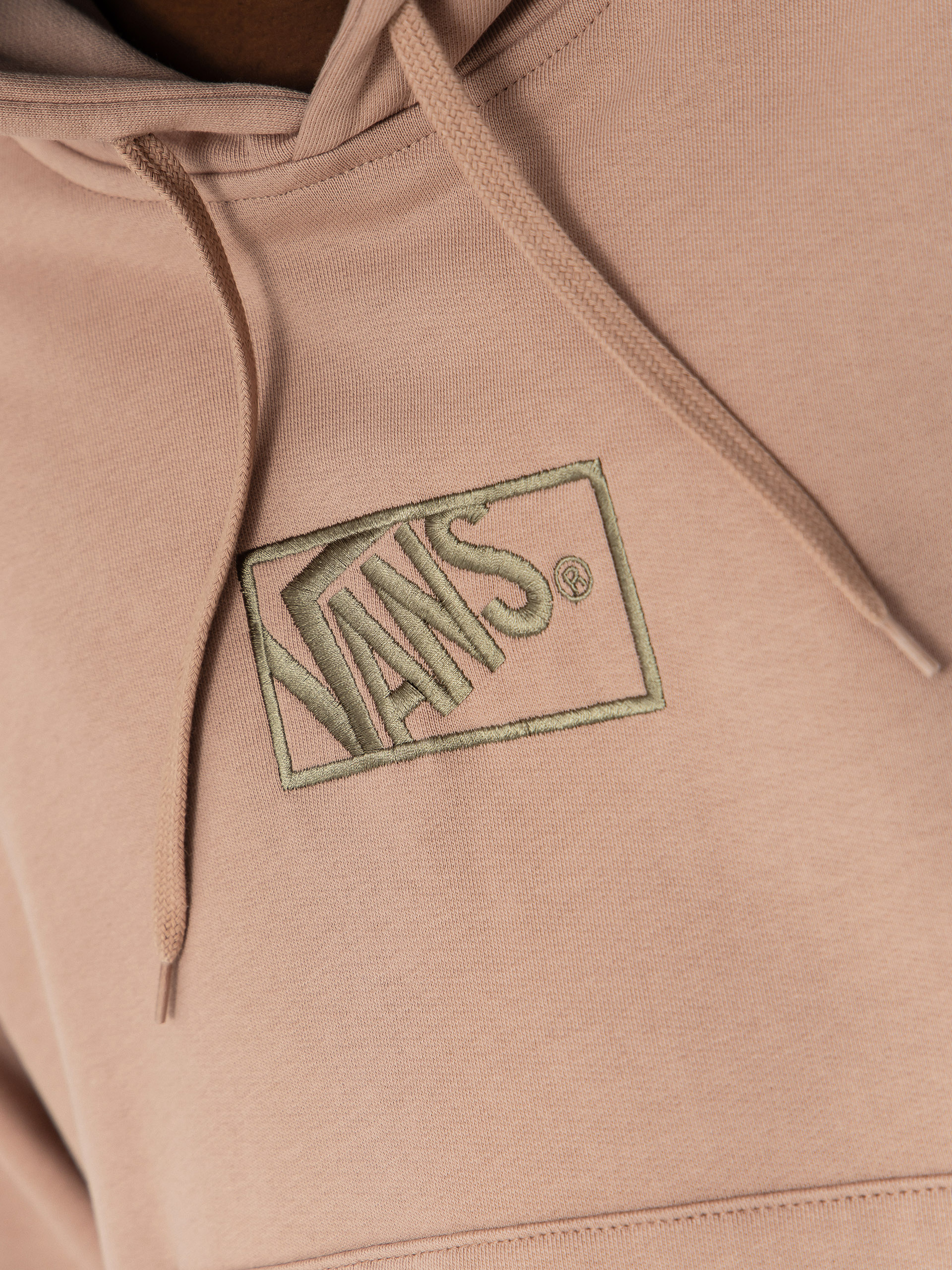 Mikina s kapucňou Vans Blocked Box HD (warm taupe)