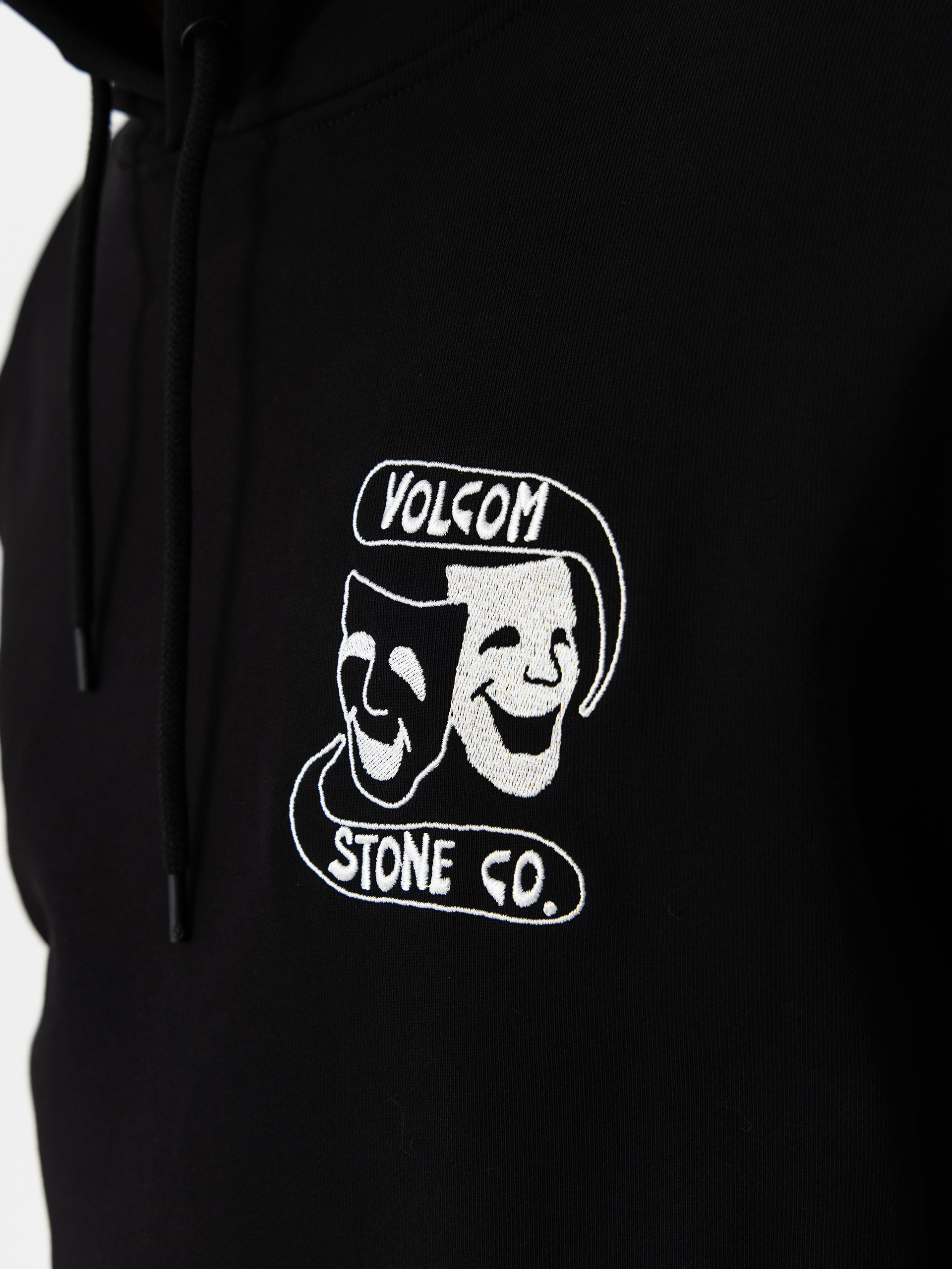 Mikina s kapucňou Volcom Handerry HD (black)