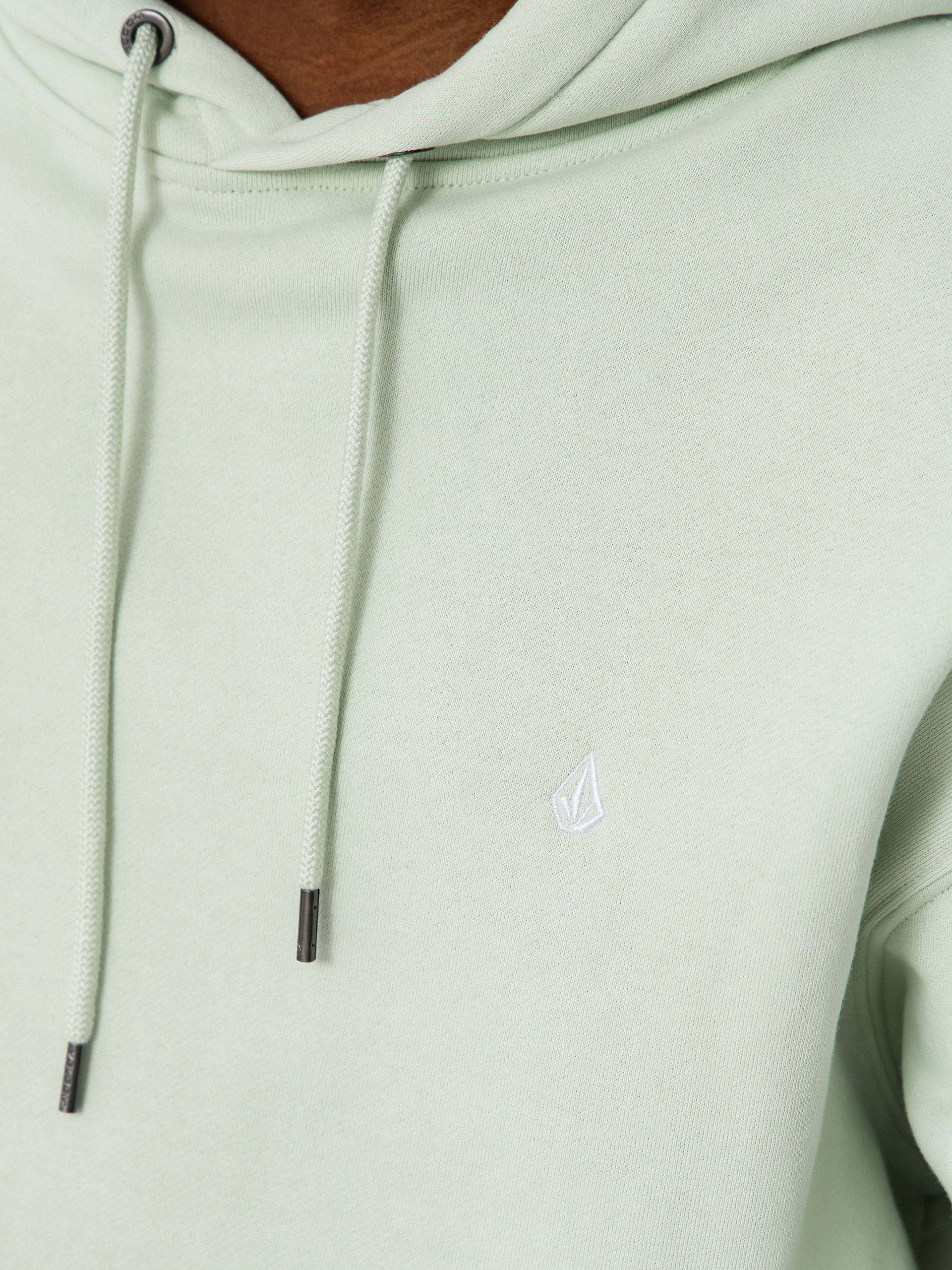Mikina s kapucňou Volcom Single Stone HD (pale aqua)