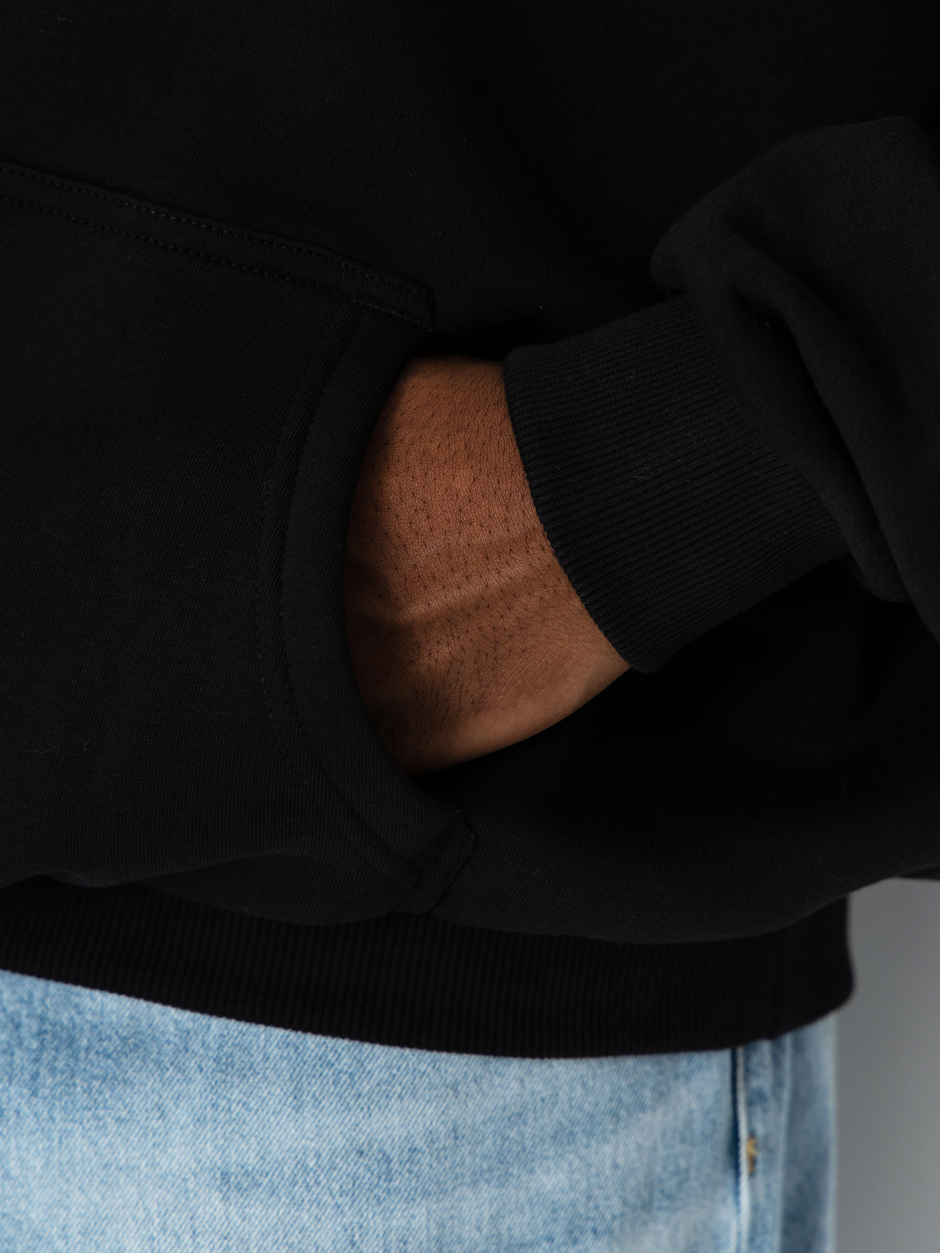 Mikina s kapucňou Karl Kani Small Signature Essential HD (black)