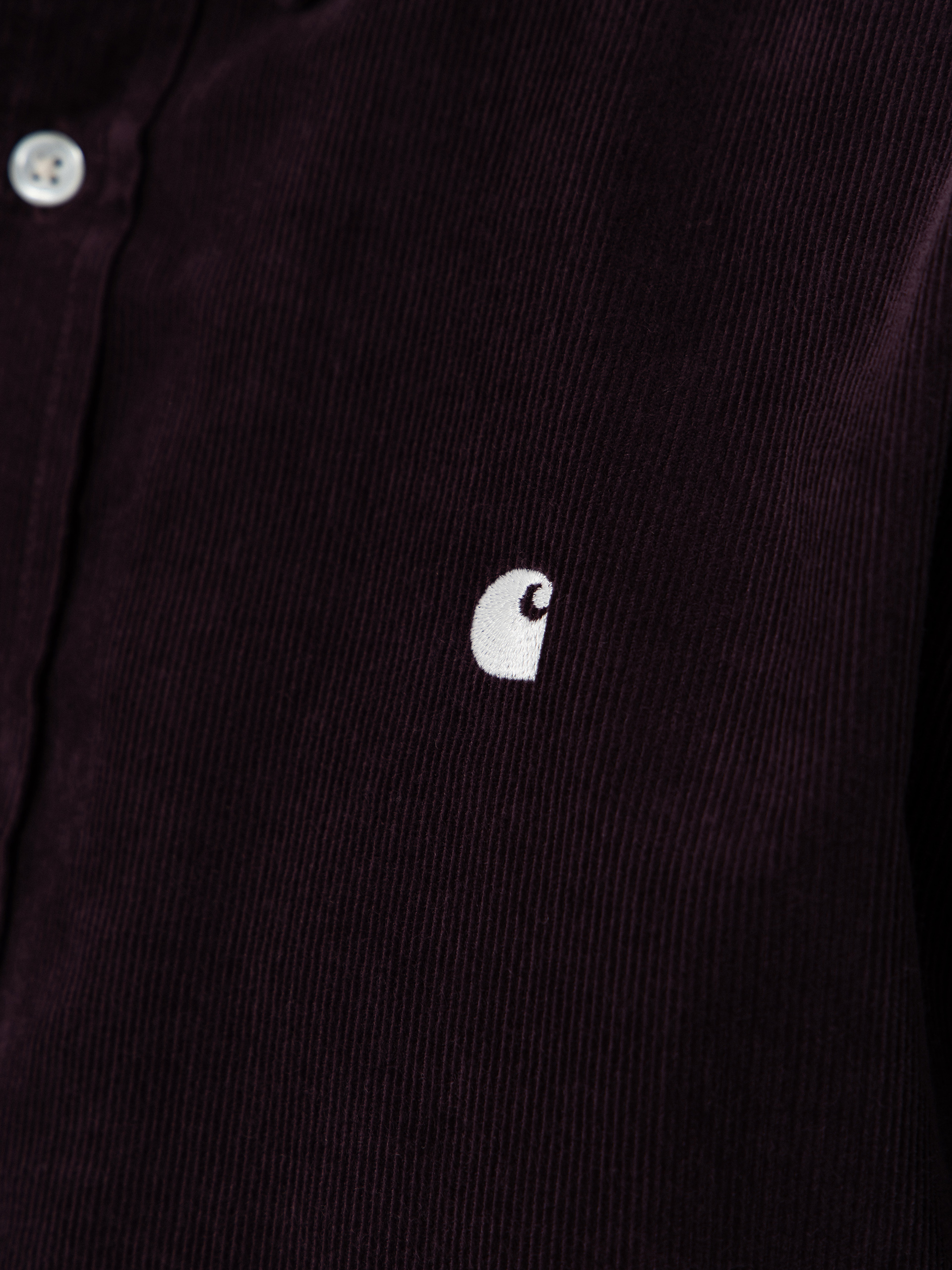 Košeľa Carhartt WIP Madison Fine Cord (cozy purple/wax)