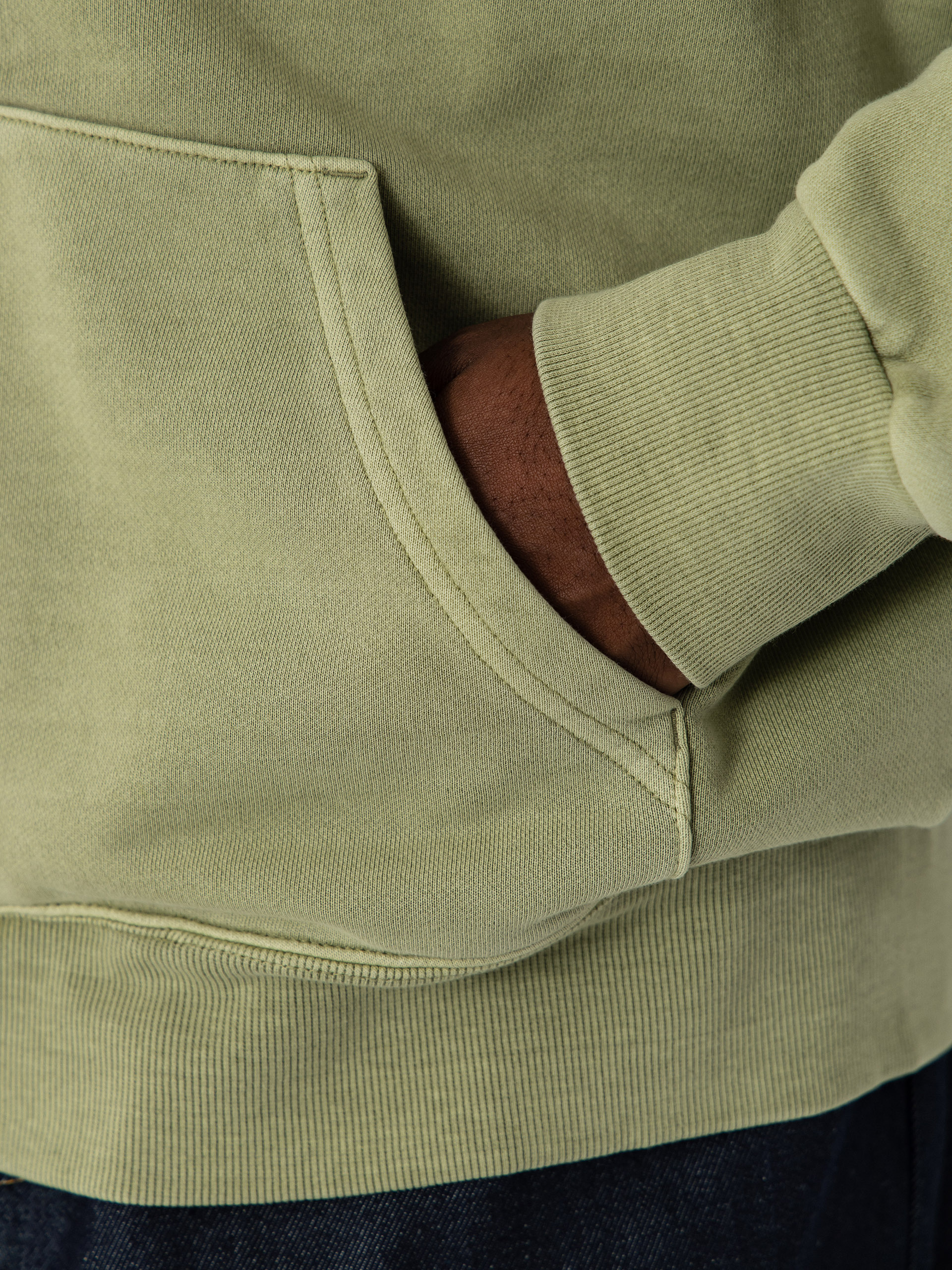 Mikina s kapucňou Carhartt WIP Nelson ZHD (gentle green)