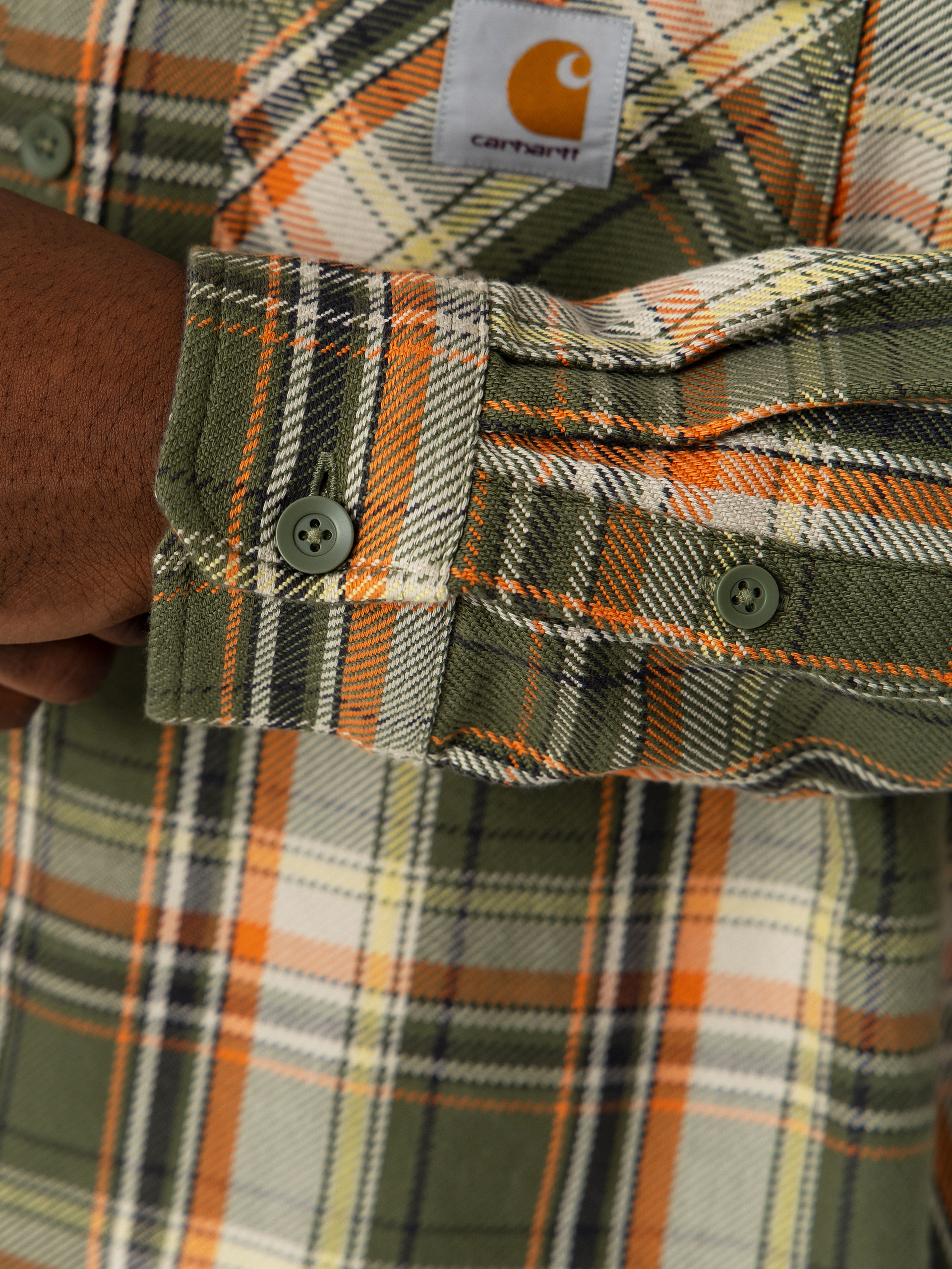 Košeľa Carhartt WIP Tunick (tunick check/dollar green)