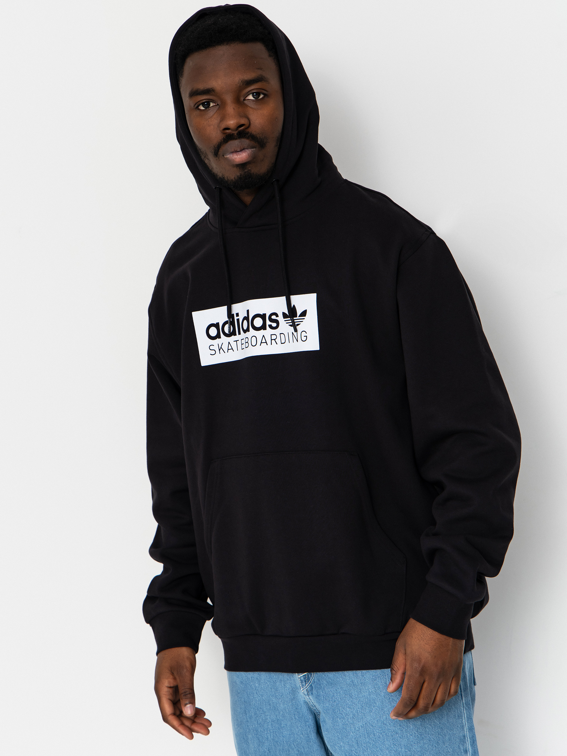 Mikina s kapucu0148ou adidas Skt Logo HD (black)