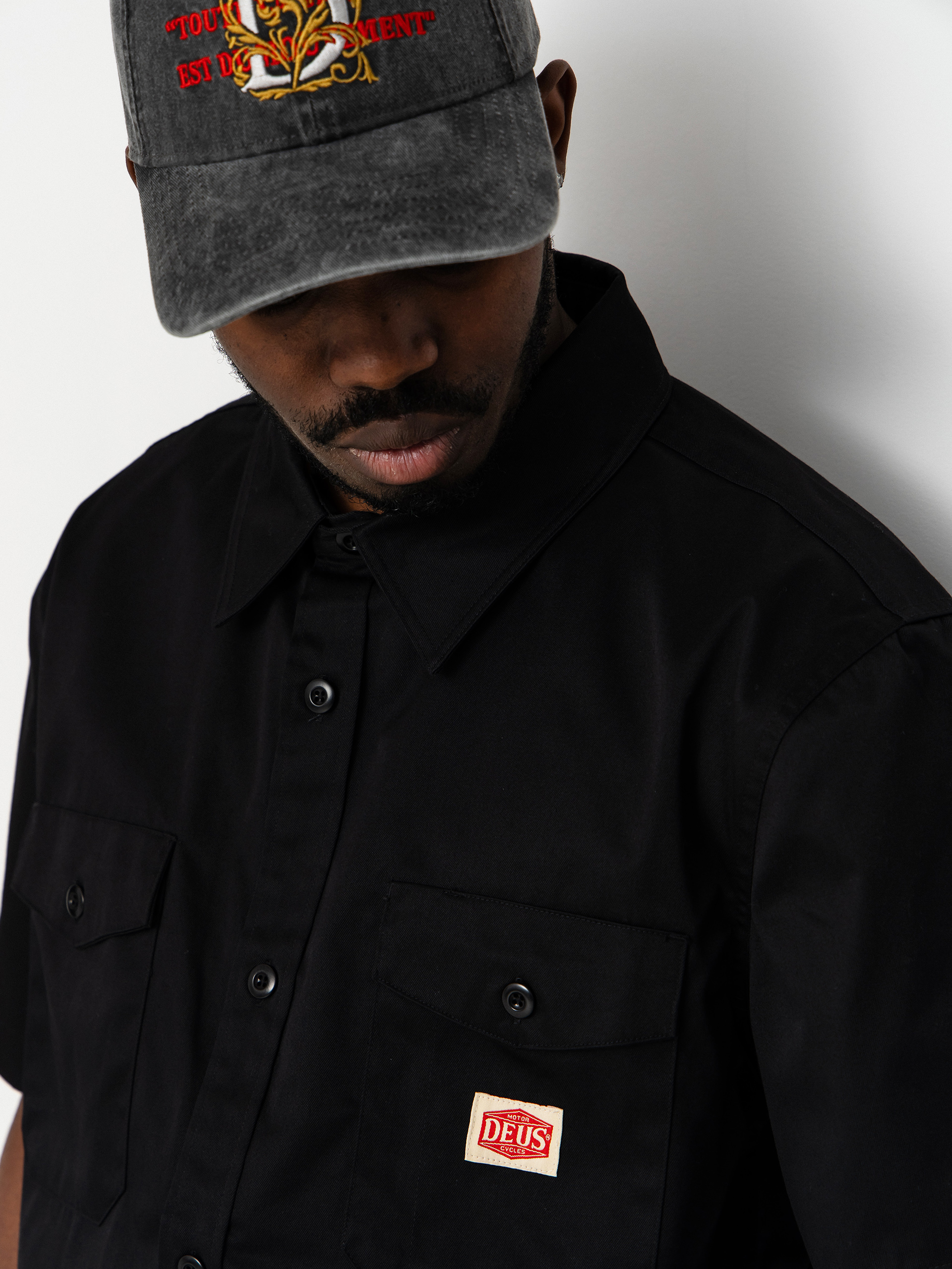 Košeľa Deus Ex Machina Service (black)