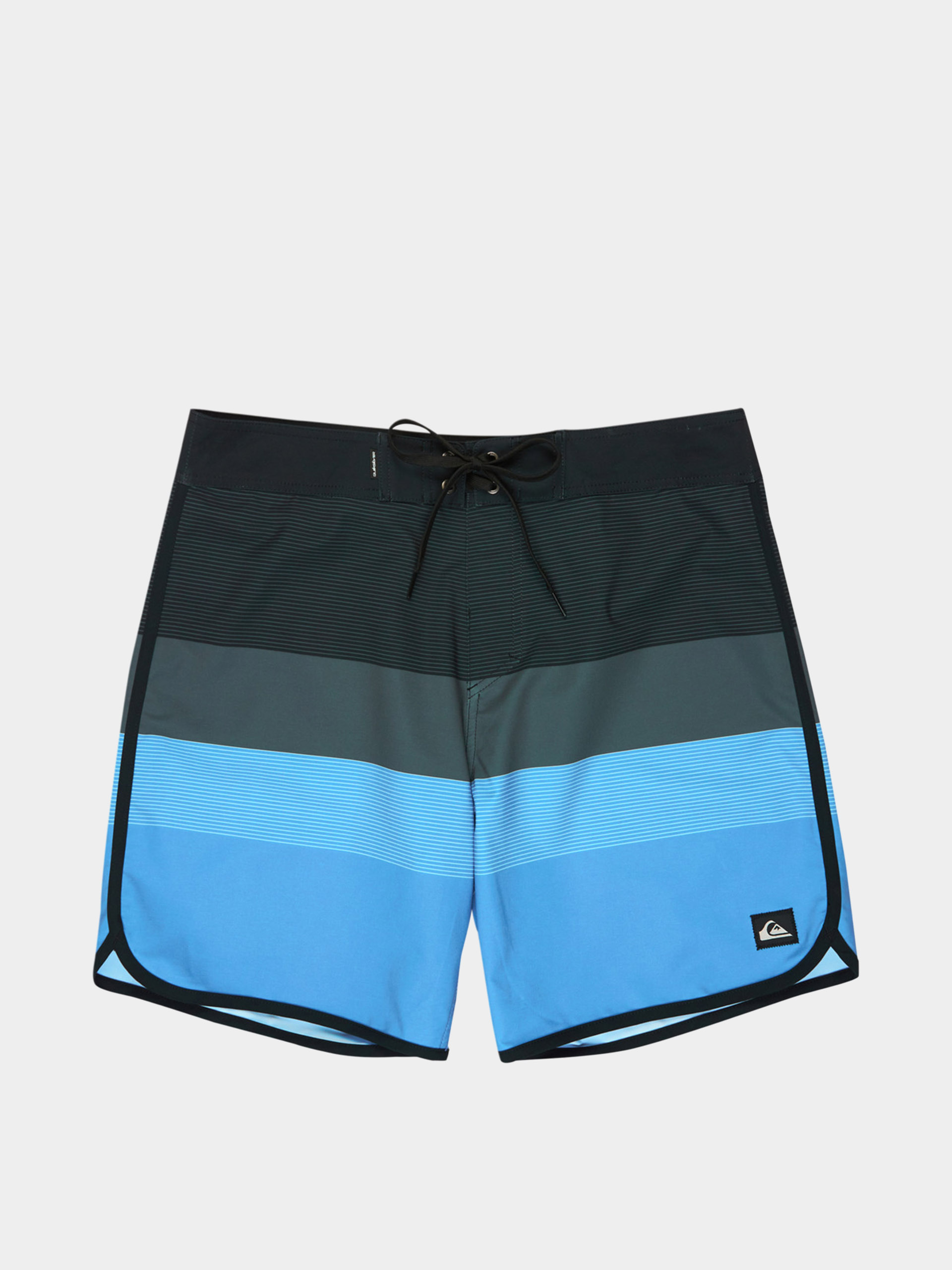 Plážové kraťasy Quiksilver Surfsilk Scallop 18 (black tijuana)