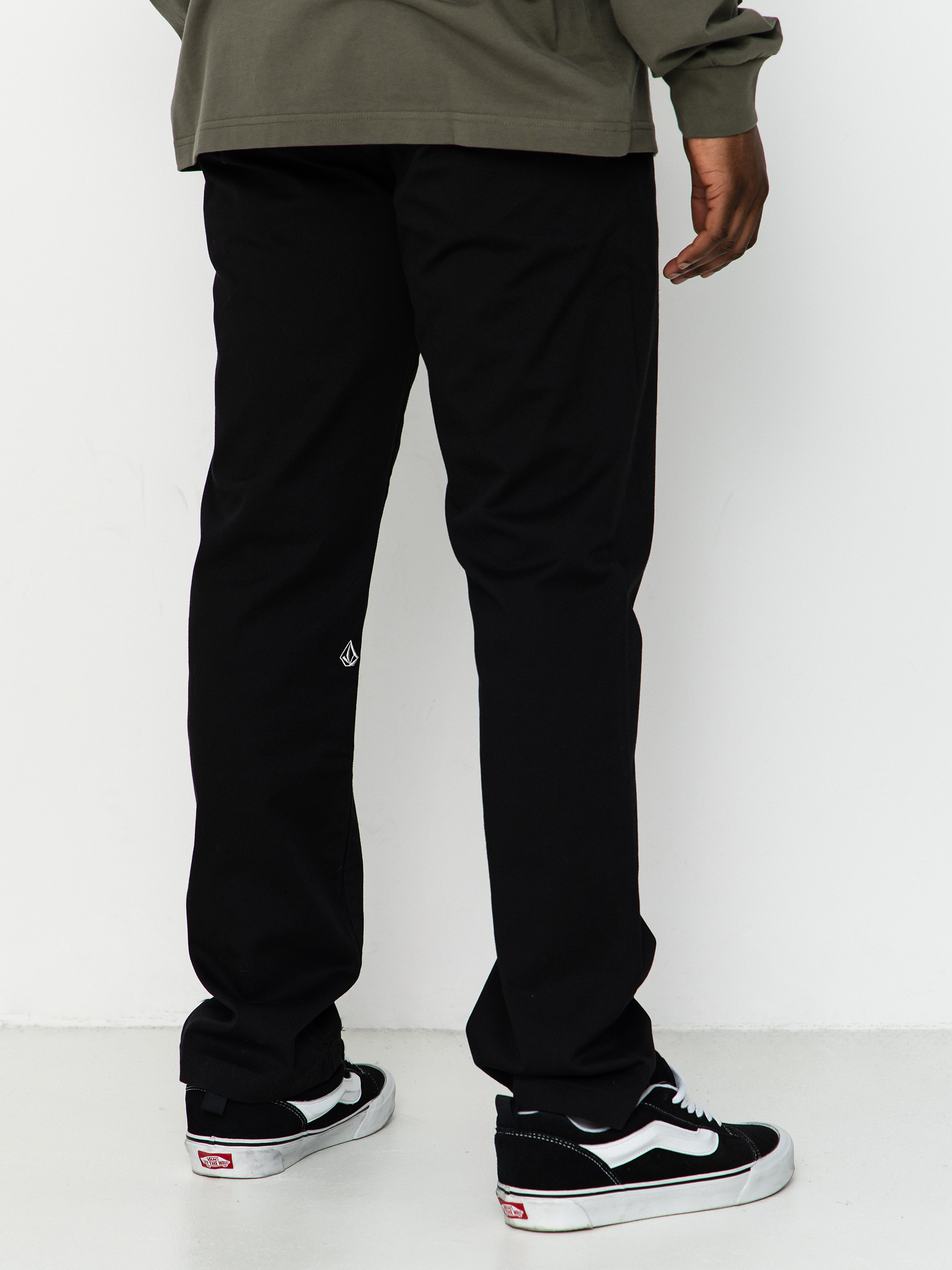 Nohavice Volcom Frickin Modern Stret (black)