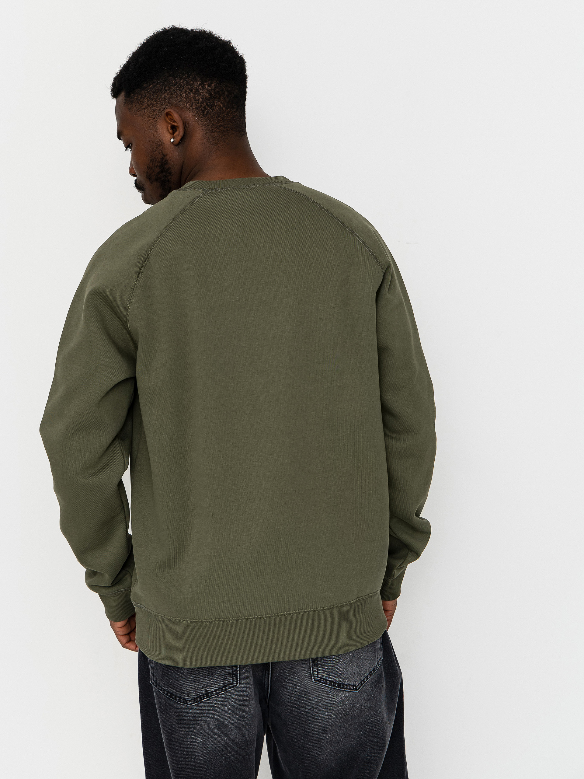 Mikina Carhartt WIP Chase (leaf/gold)