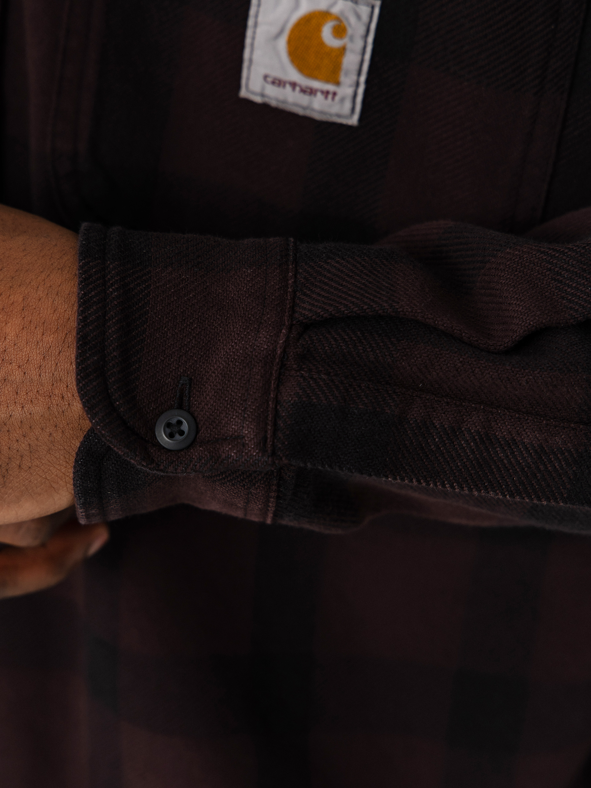 Košeľa Carhartt WIP Edmands (edmands check/natural/palisander)
