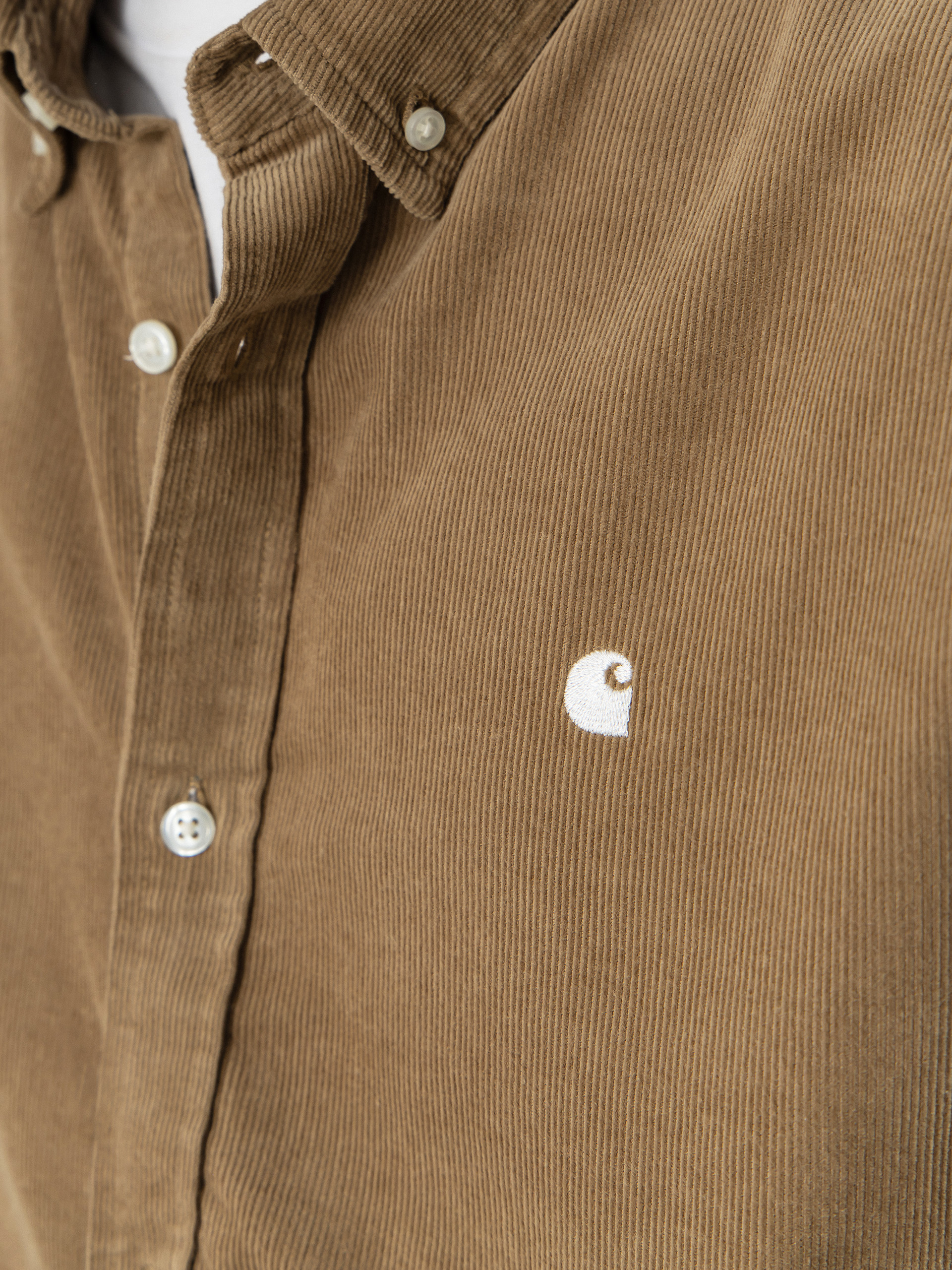 Košeľa Carhartt WIP Madison Fine Cord (iroko/wax)