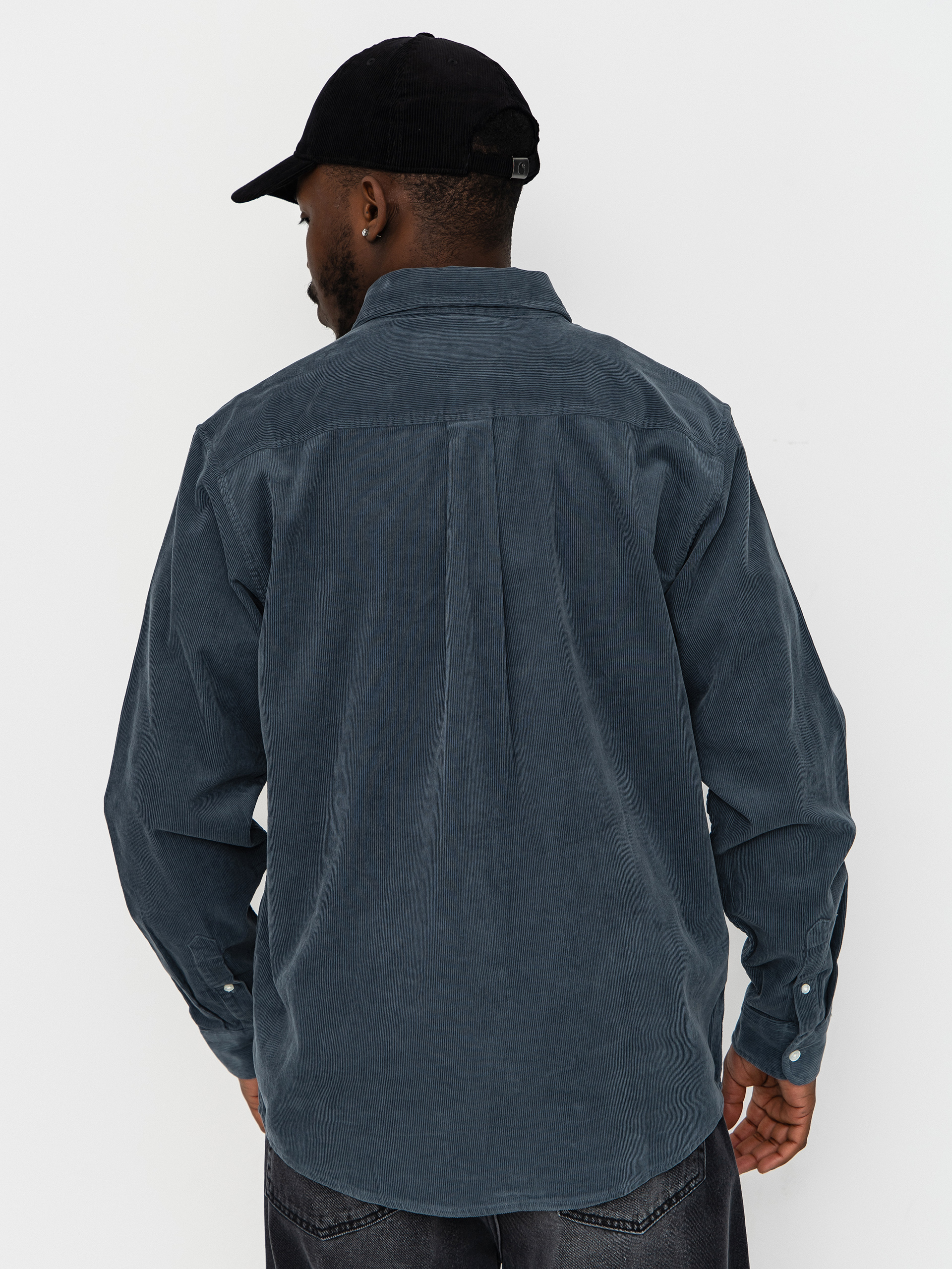 Košeľa Carhartt WIP Madison Fine Cord (cozy blue/wax)