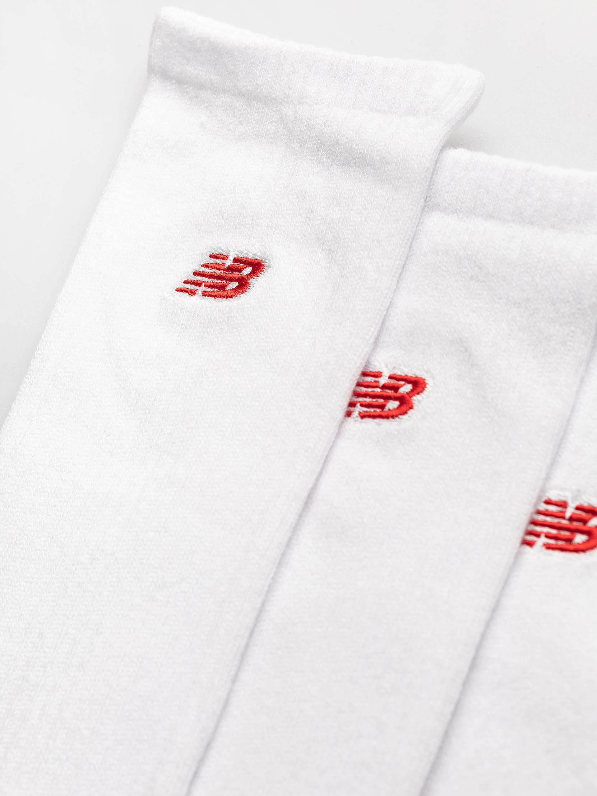 Ponožky New Balance Red Patch Logo Crew 3pk (white)