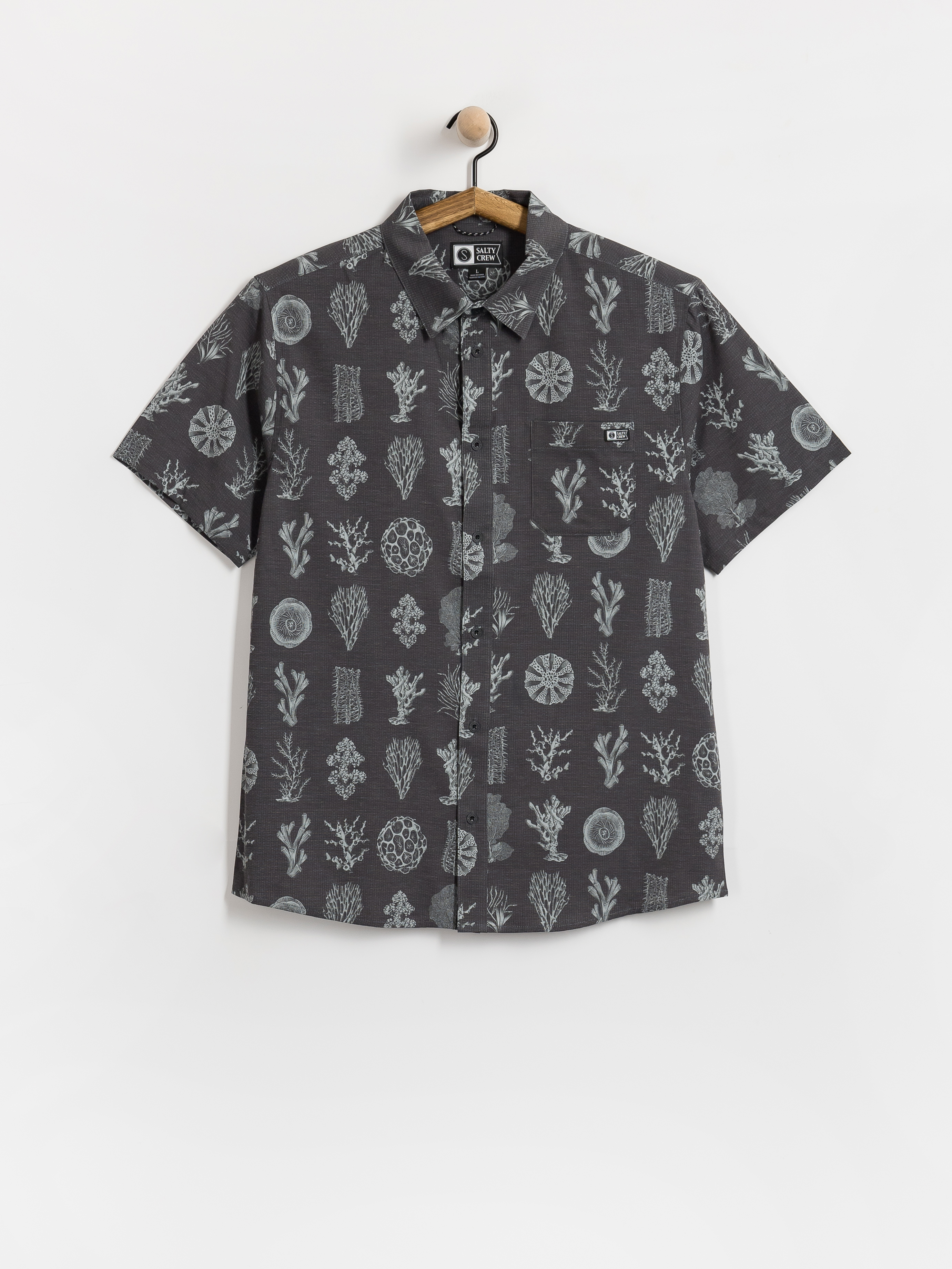 Kou0161eu013ea Salty Crew Breezer Perf Button Up (phantom)