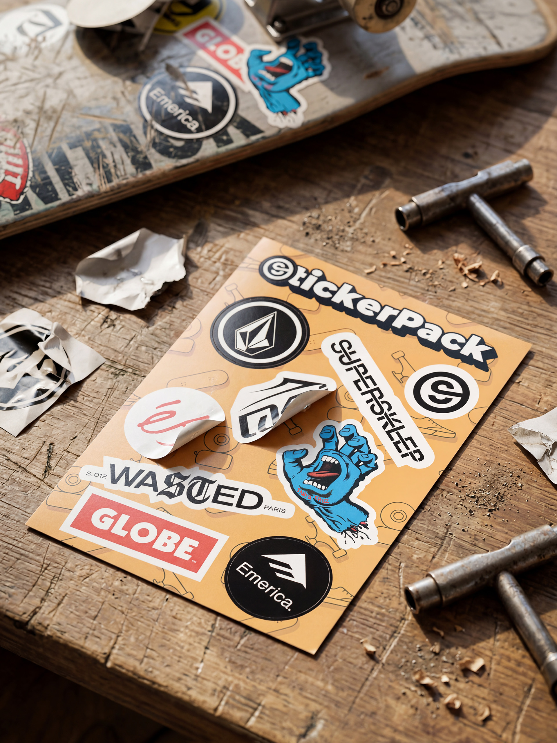Nálepky Supersklep Sticker Pack (skate)