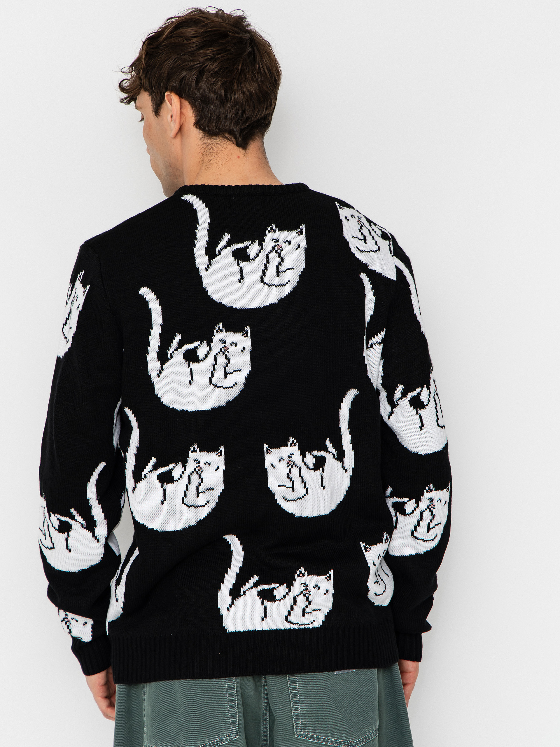 Sveter RipNDip Falling For Nermal Knit (black)