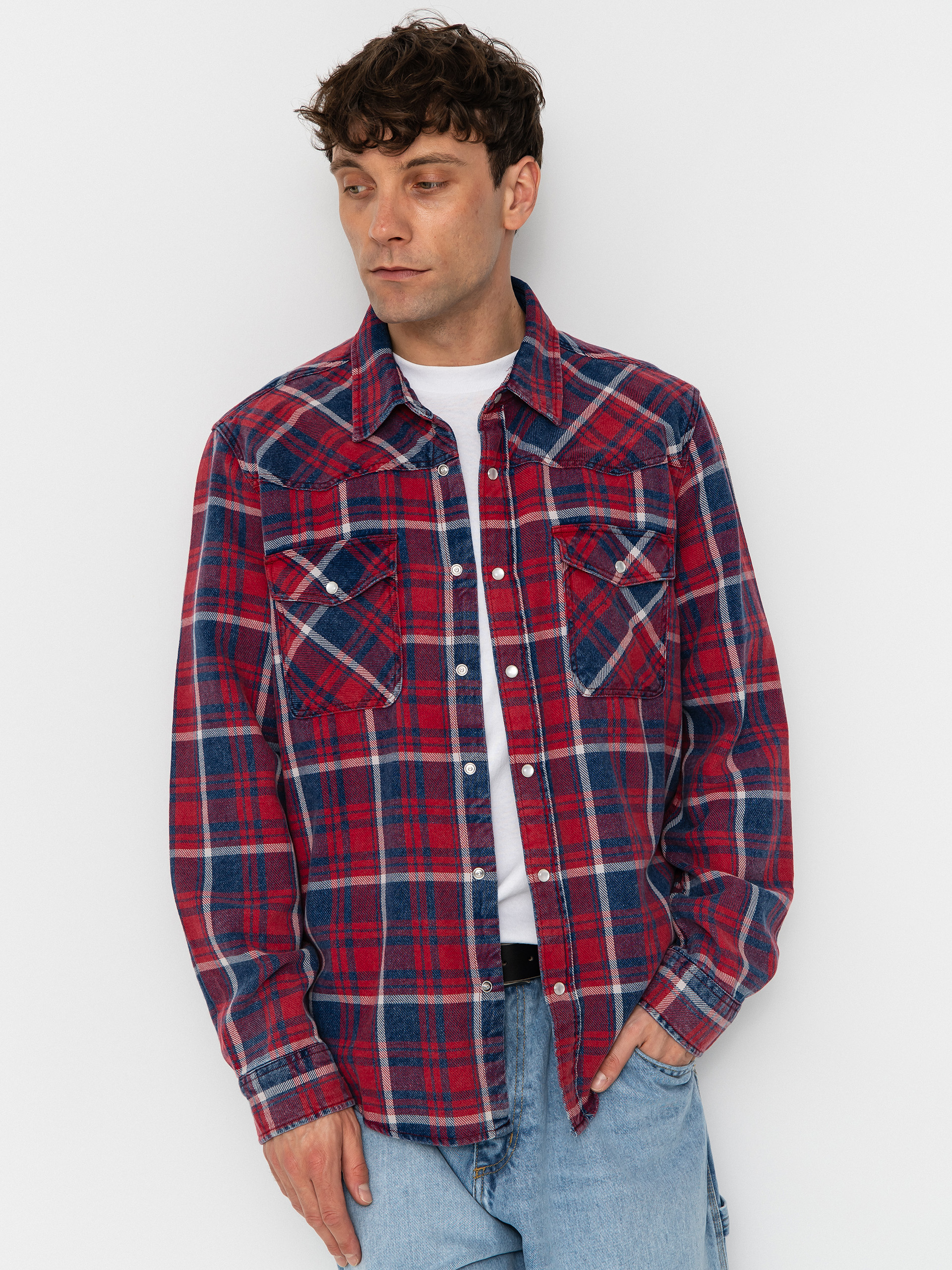 Košeľa Brixton Waylon Lw Overshirt