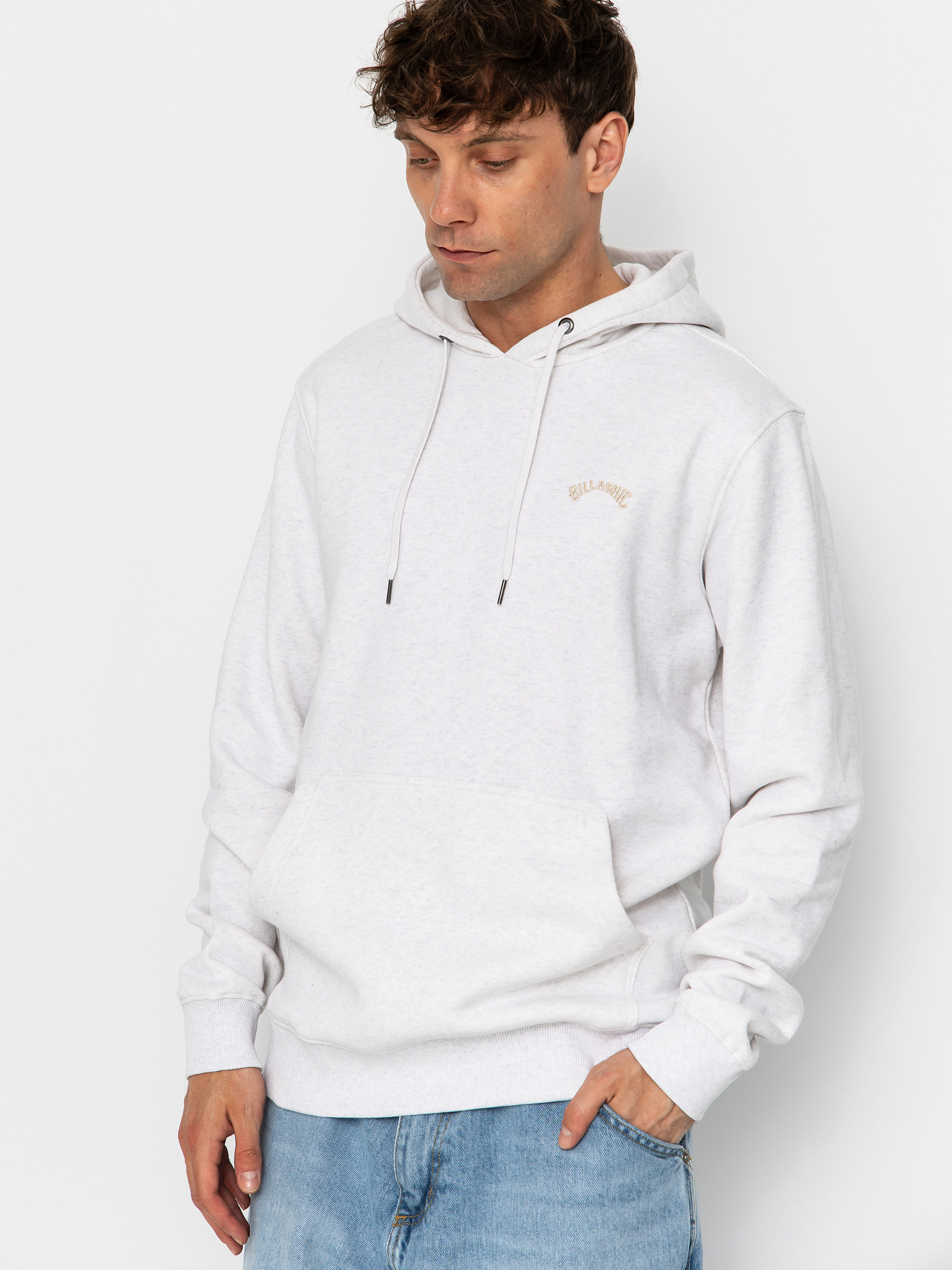 Mikina s kapucňou Billabong Arch HD (oatmeal heather)