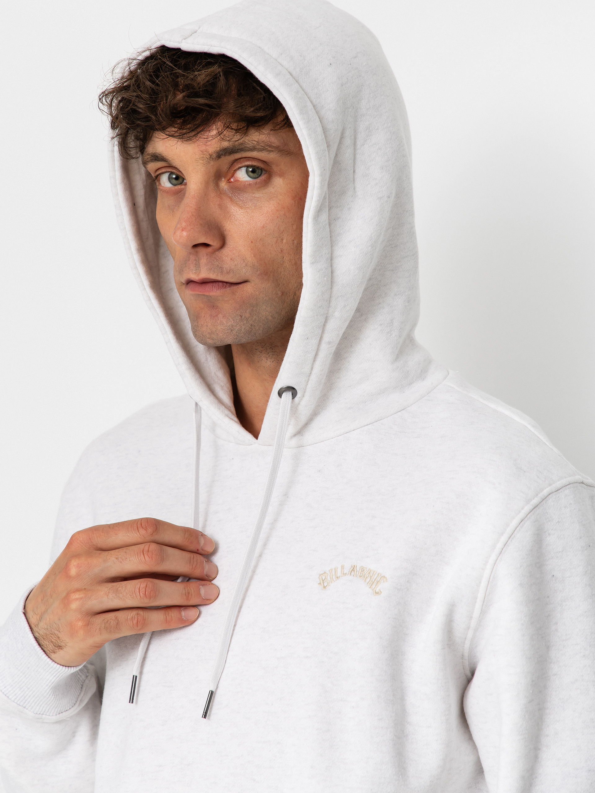 Mikina s kapucňou Billabong Arch HD (oatmeal heather)