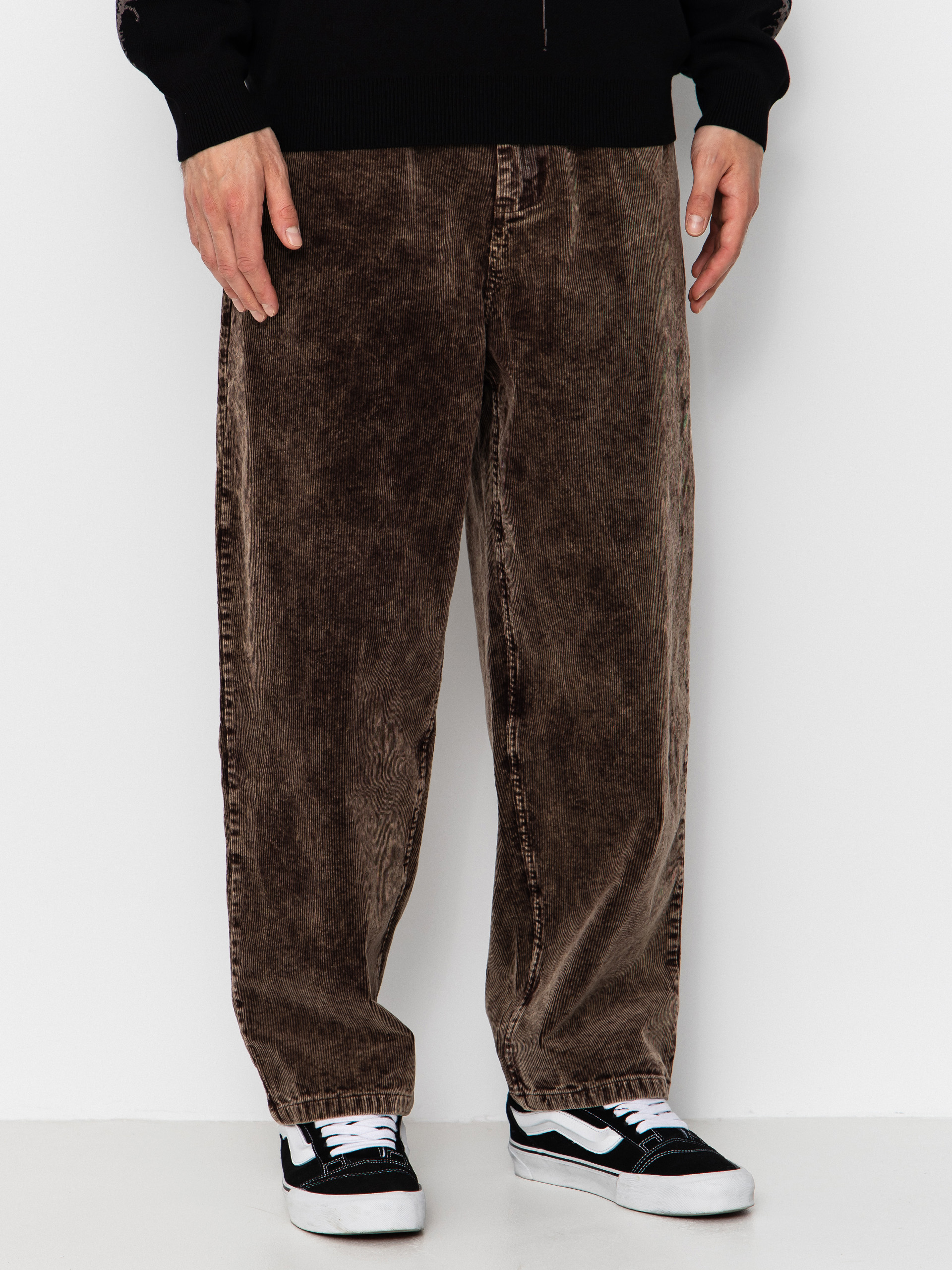 Nohavice Wasted Paris Faded Corduroy Casper (faded brown)